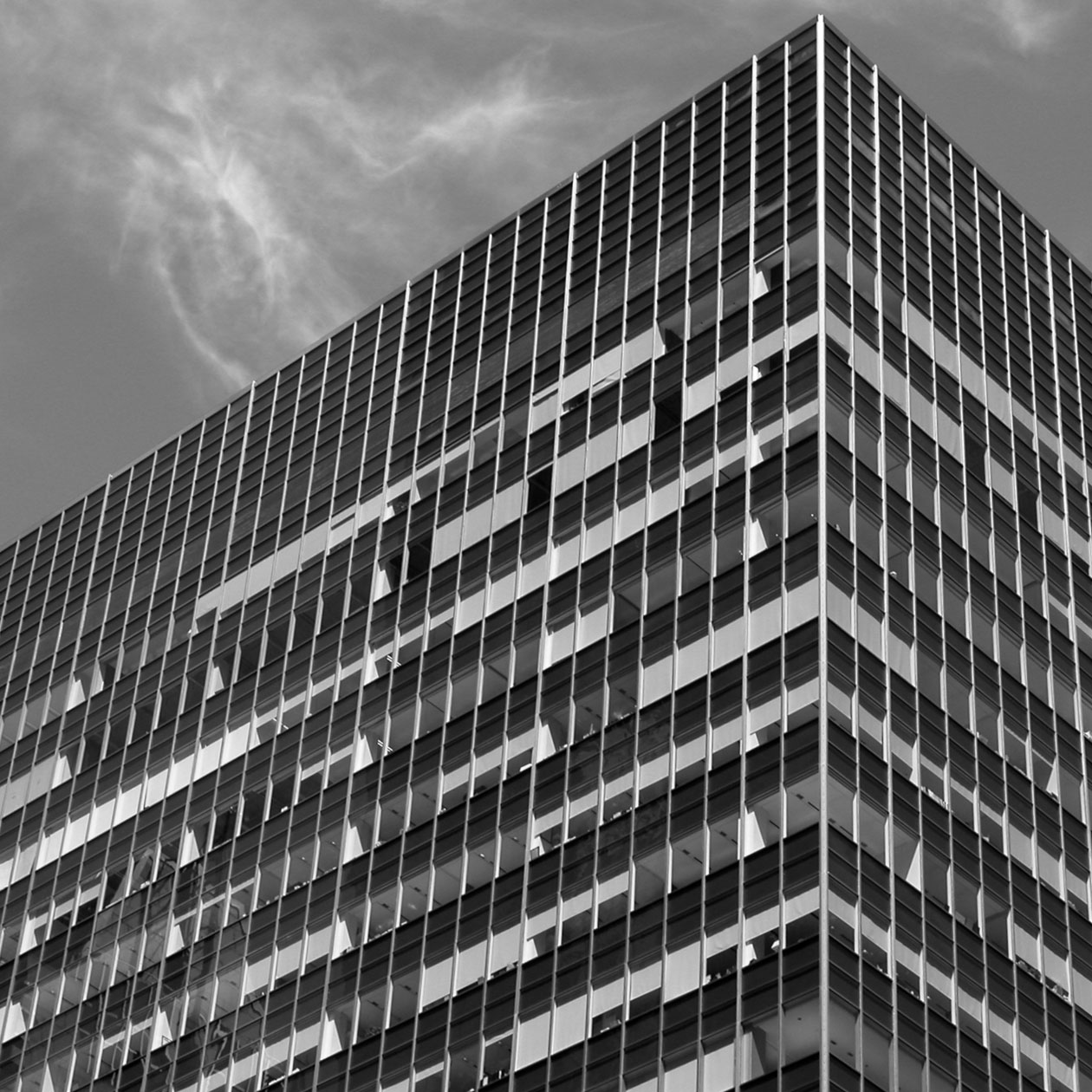 exterior of Lever House in Manhattan