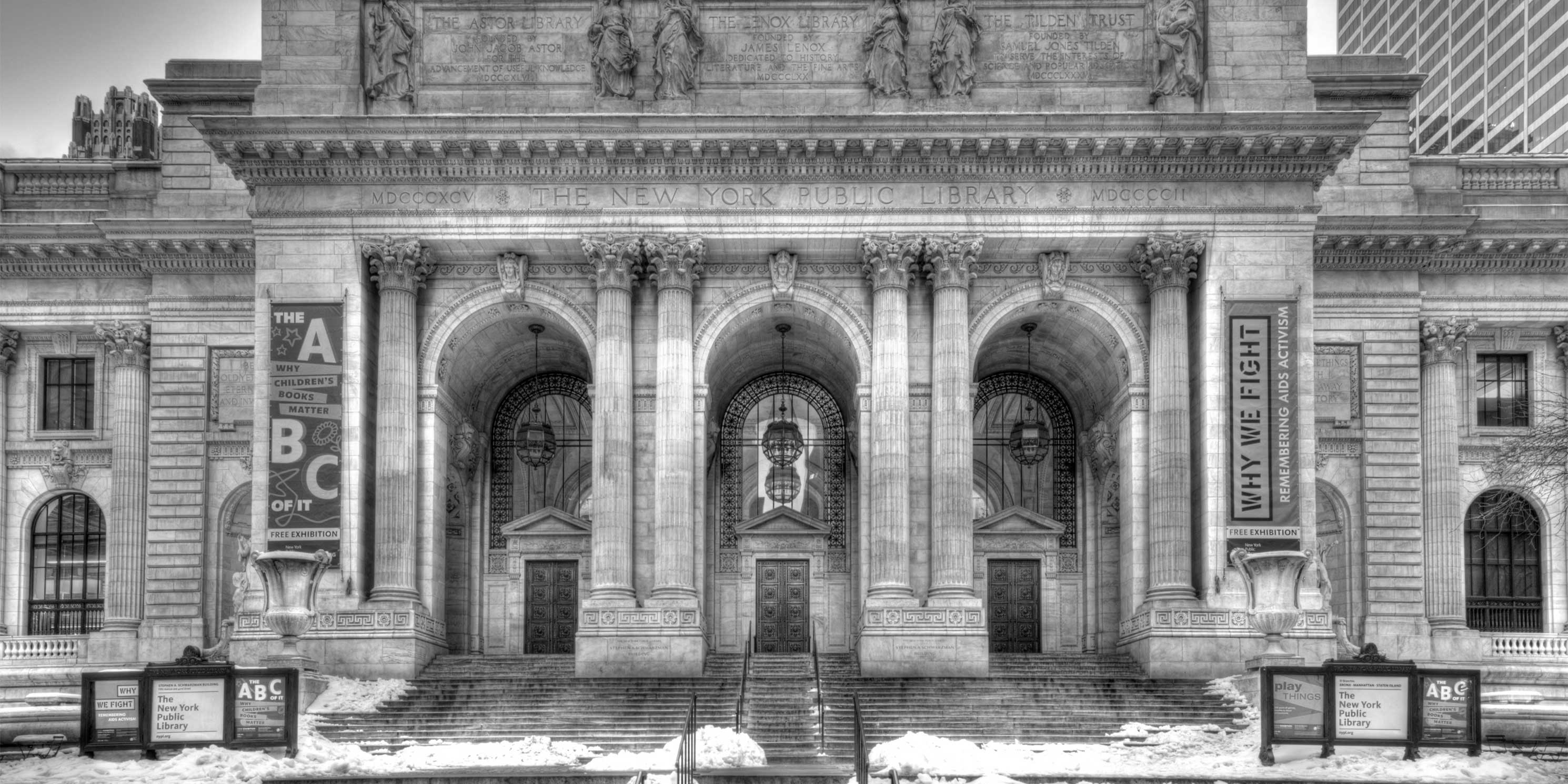 The Stephen A. Schwarzman Building of the New York Public Library. Photo: Wikimedia Commons, Bestbudbrian.