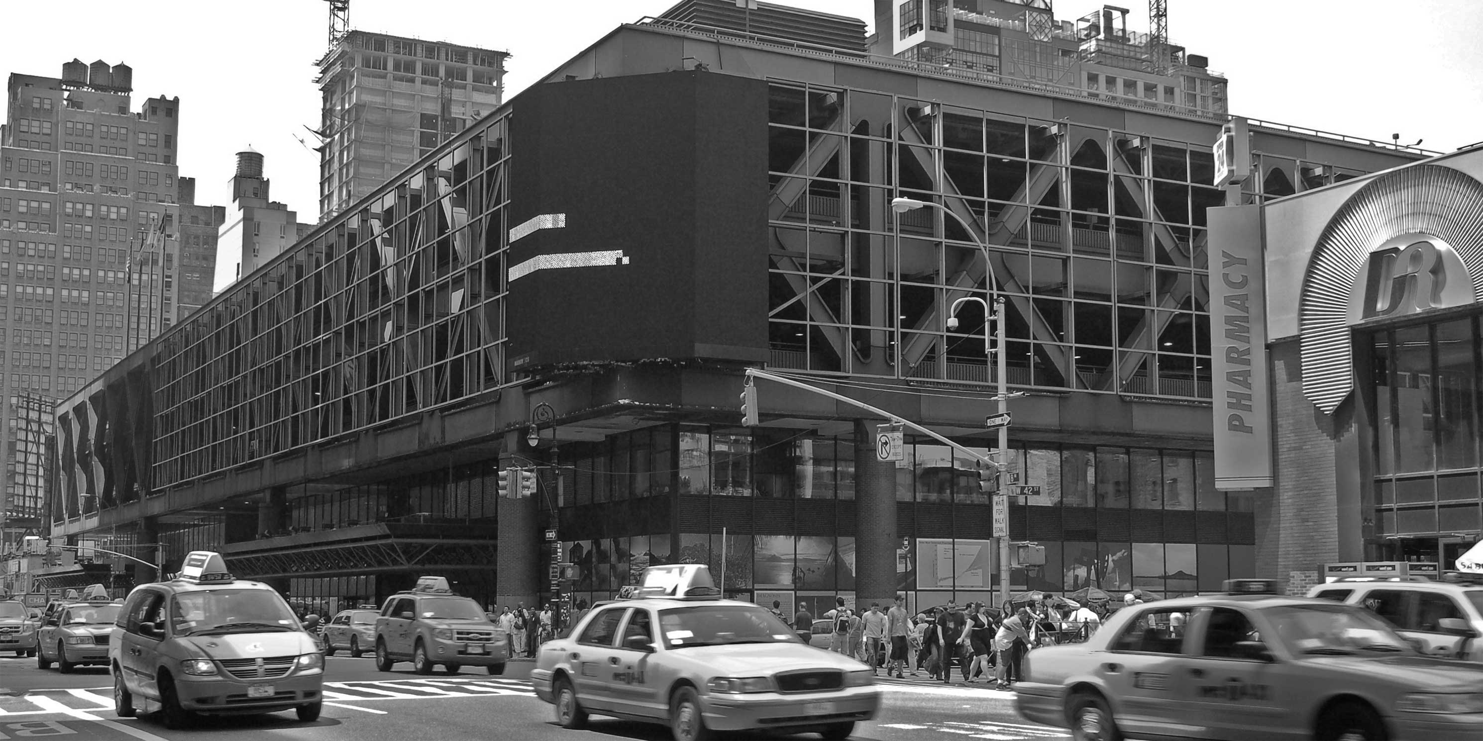 The Port Authority Bus Terminal in Manhattan. Photo: Wikimedia Commons, Rob Young.