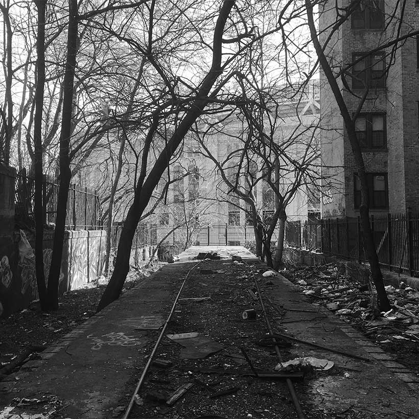 The abandoned Anderson-Jerome Avenues Station in the Highbridge neighborhood of the Bronx, facing Yankee Stadium. Photo: Wikimedia Commons, Sapphire Williams.