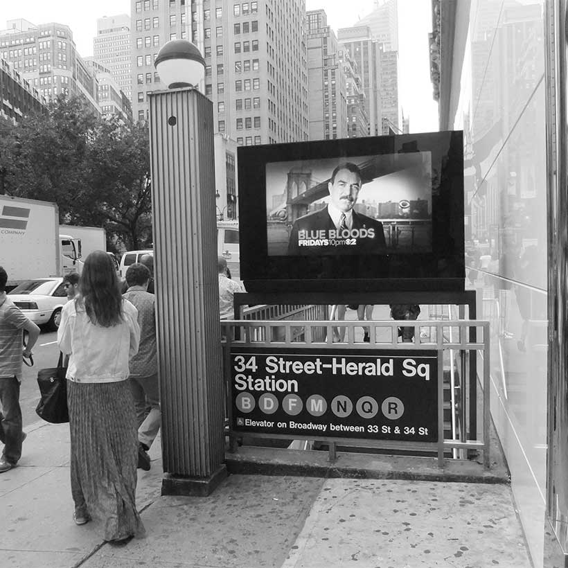 An entrance to the 34th Street-Herald Square subway station. Photo: Wikimedia Commons, Harrison Leong.