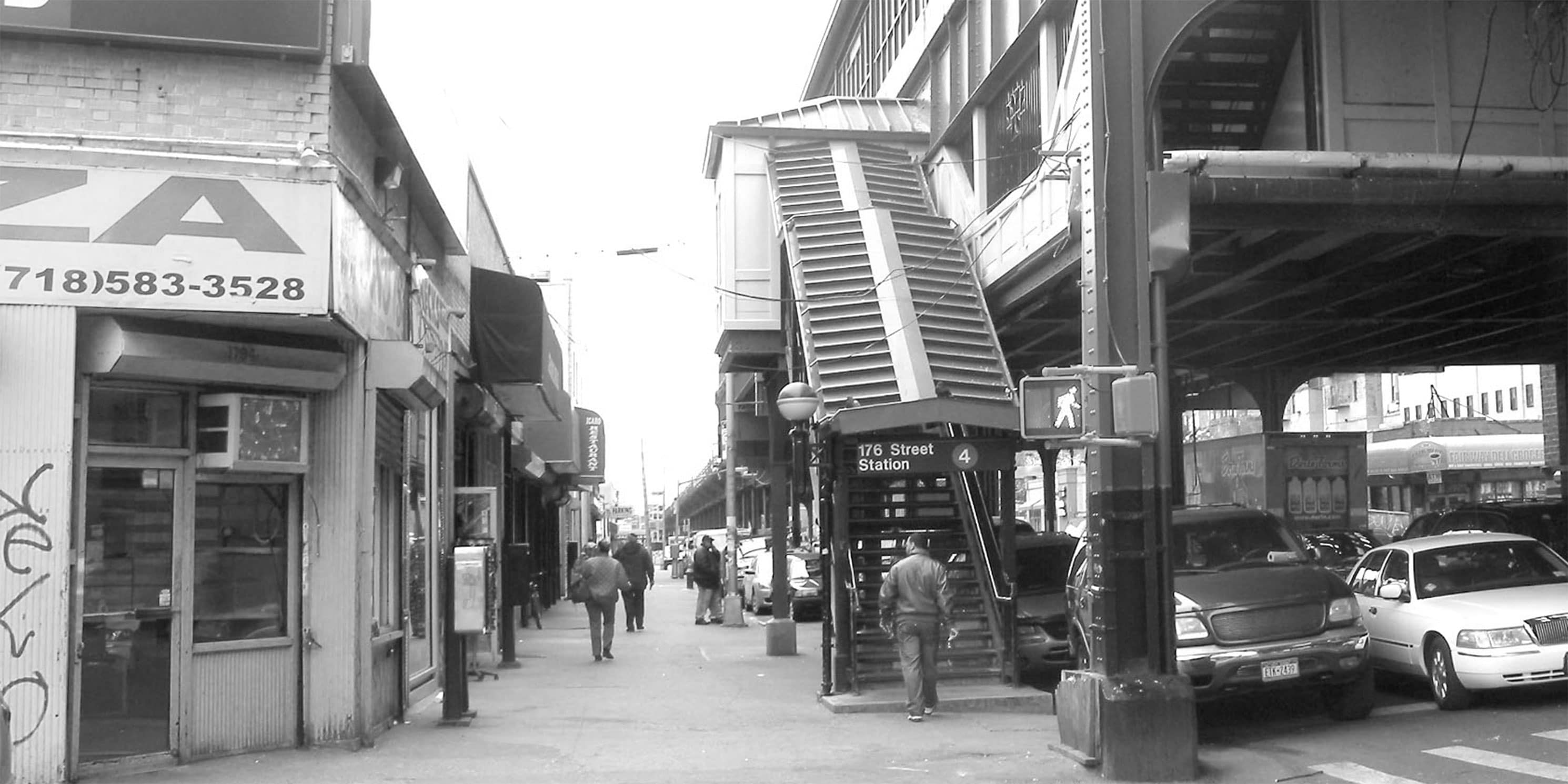 Entrance to the 176th Street Station in the Bronx. Photo: Wikimedia Commons, Jim Henderson.