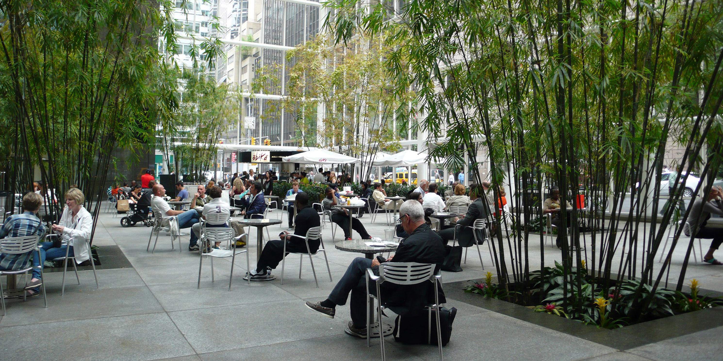 public space atrium at Trump Tower, 590 Madison Avenue