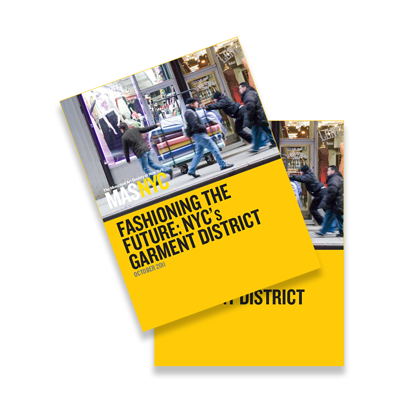 Fashioning the Future: NYC's Garment District report cover