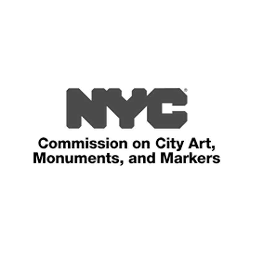 logo for New York City Commission on City Art, Monuments, and Markers