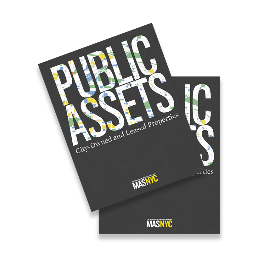 Cover of the Municipal Art Society of New York's Public Assets report