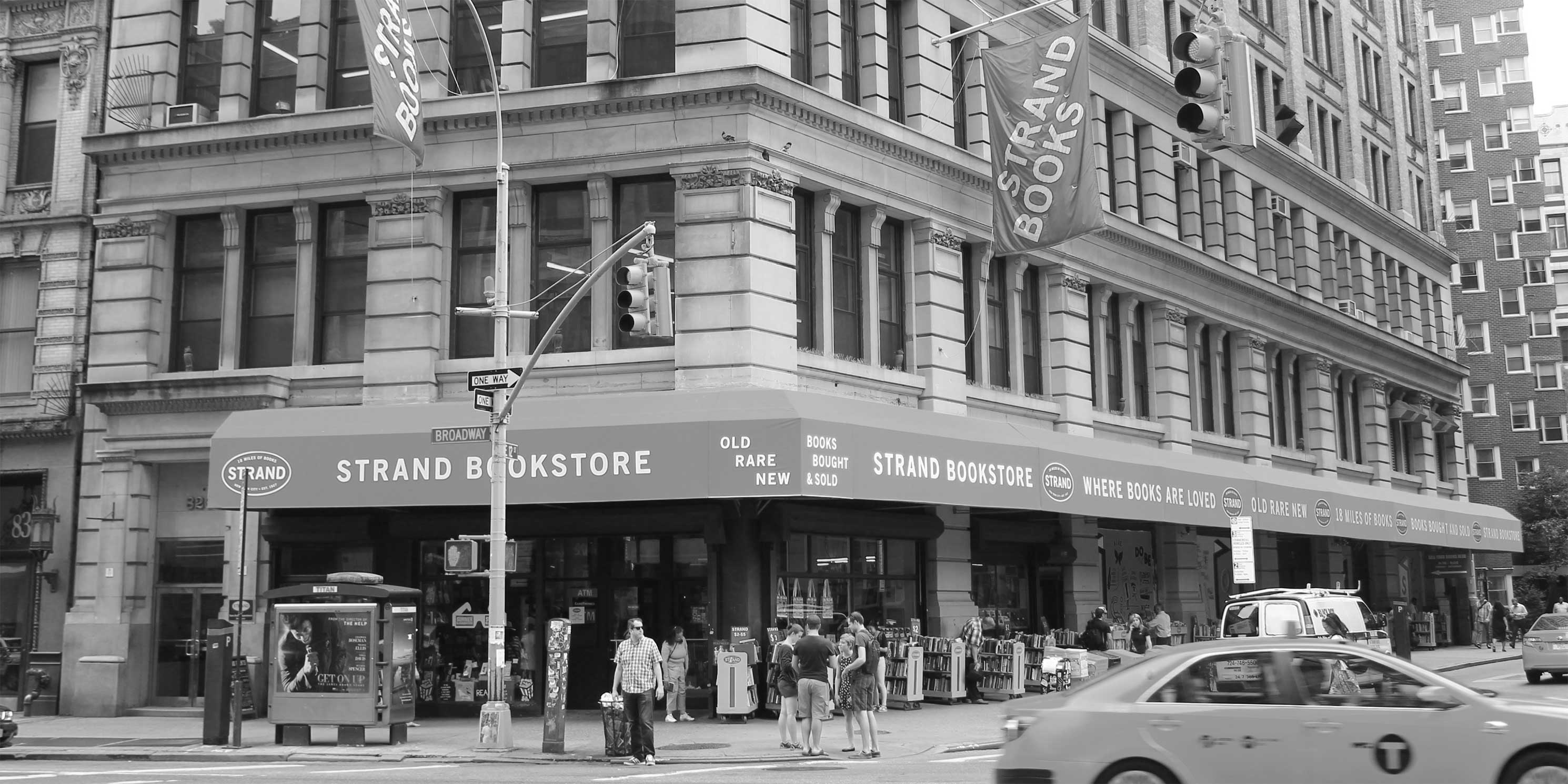 The Strand Book Store in Manhattan. Photo: Wikimedia Commons, Brianne Sperber.