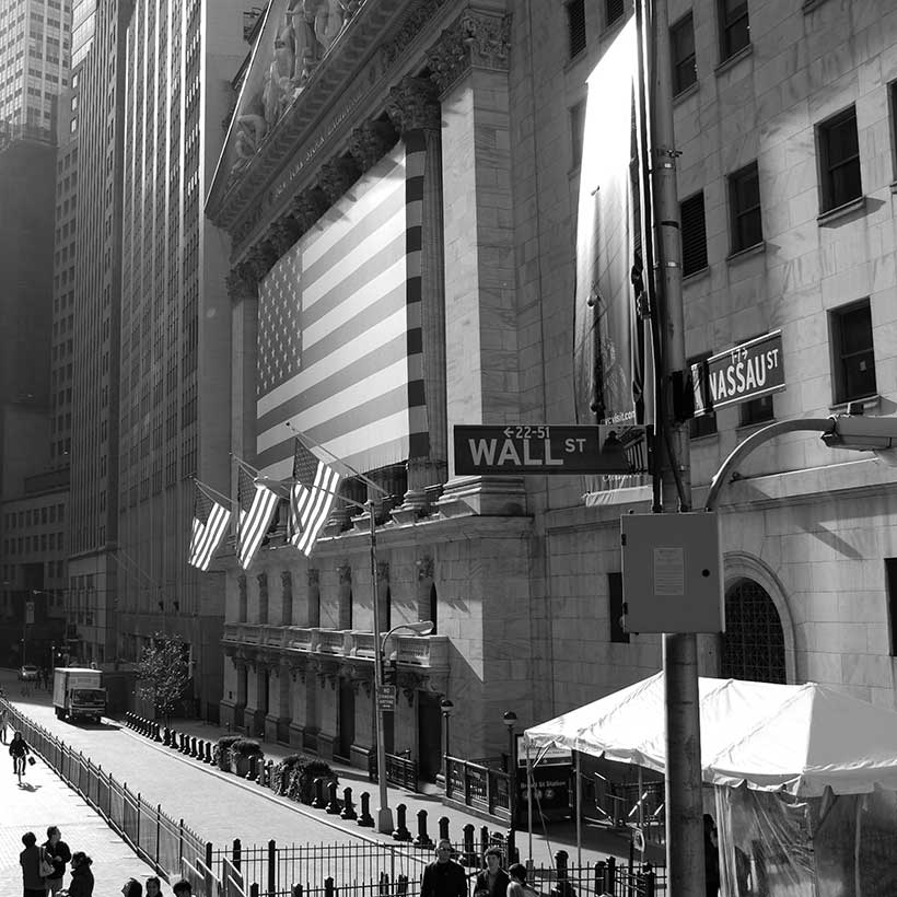 exterior of the New York Stock Exchange