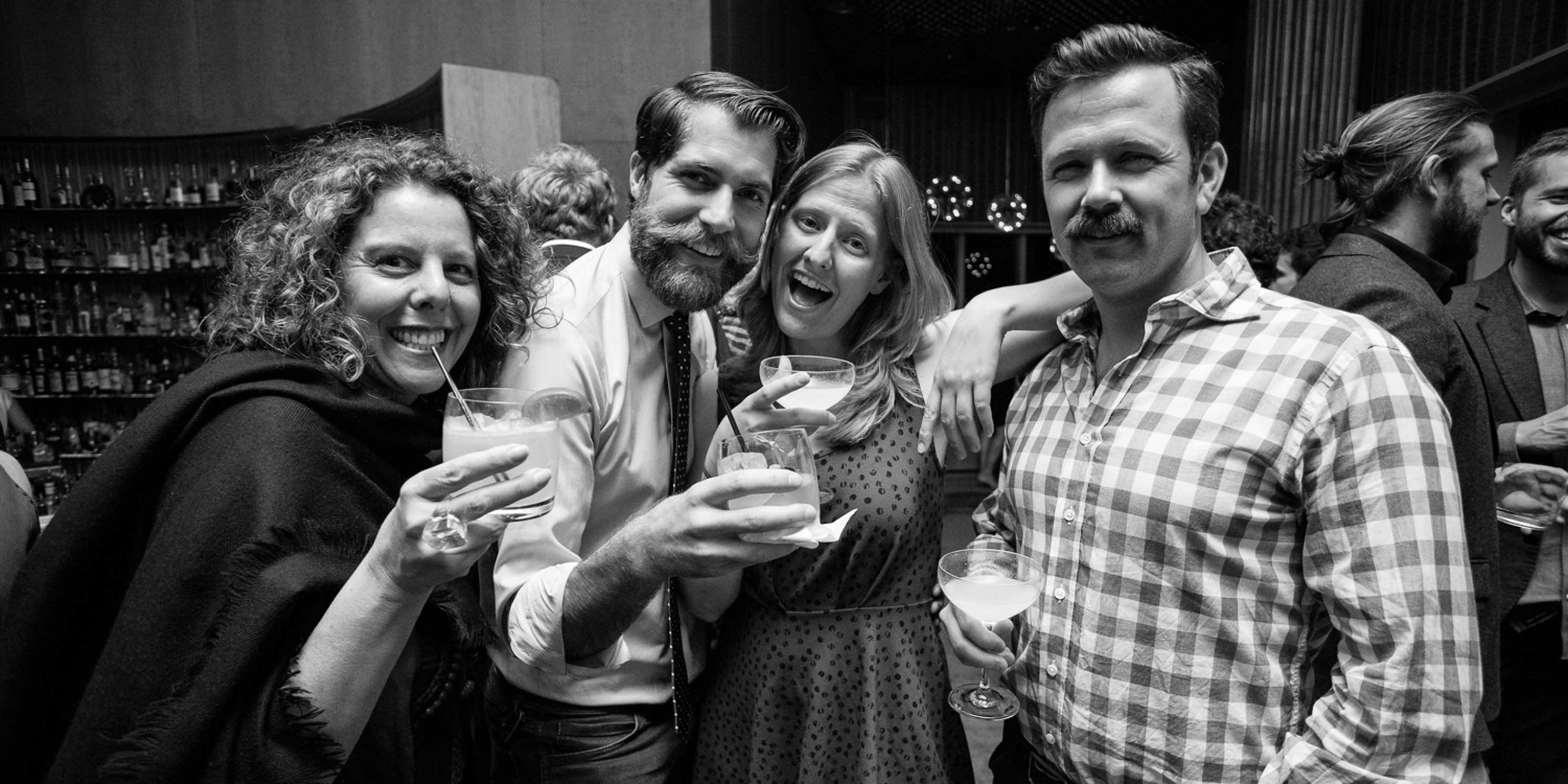 partygoers at the Municipal Art Society of New York's After Dark Party