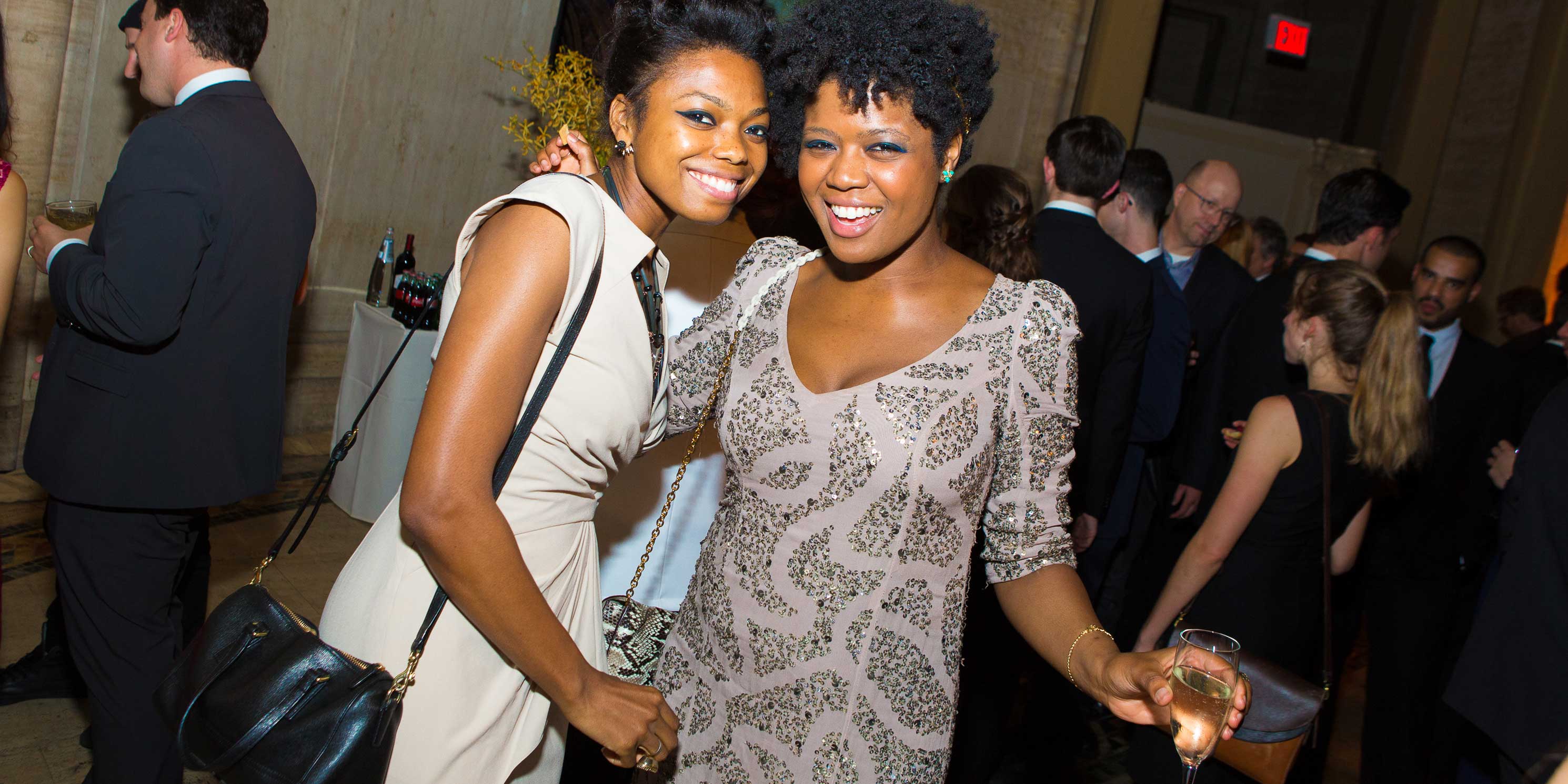 partygoers at the Municipal Art Society of New York's After Dark Party