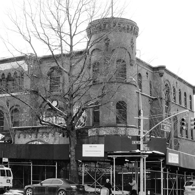 The former Brooklyn Police Department 18th Police Precinct Station House and Stable at 4302 4th Avenue in the Sunset Park neighborhood of Brooklyn. Photo: Wikimedia Commons, Beyond My Ken.