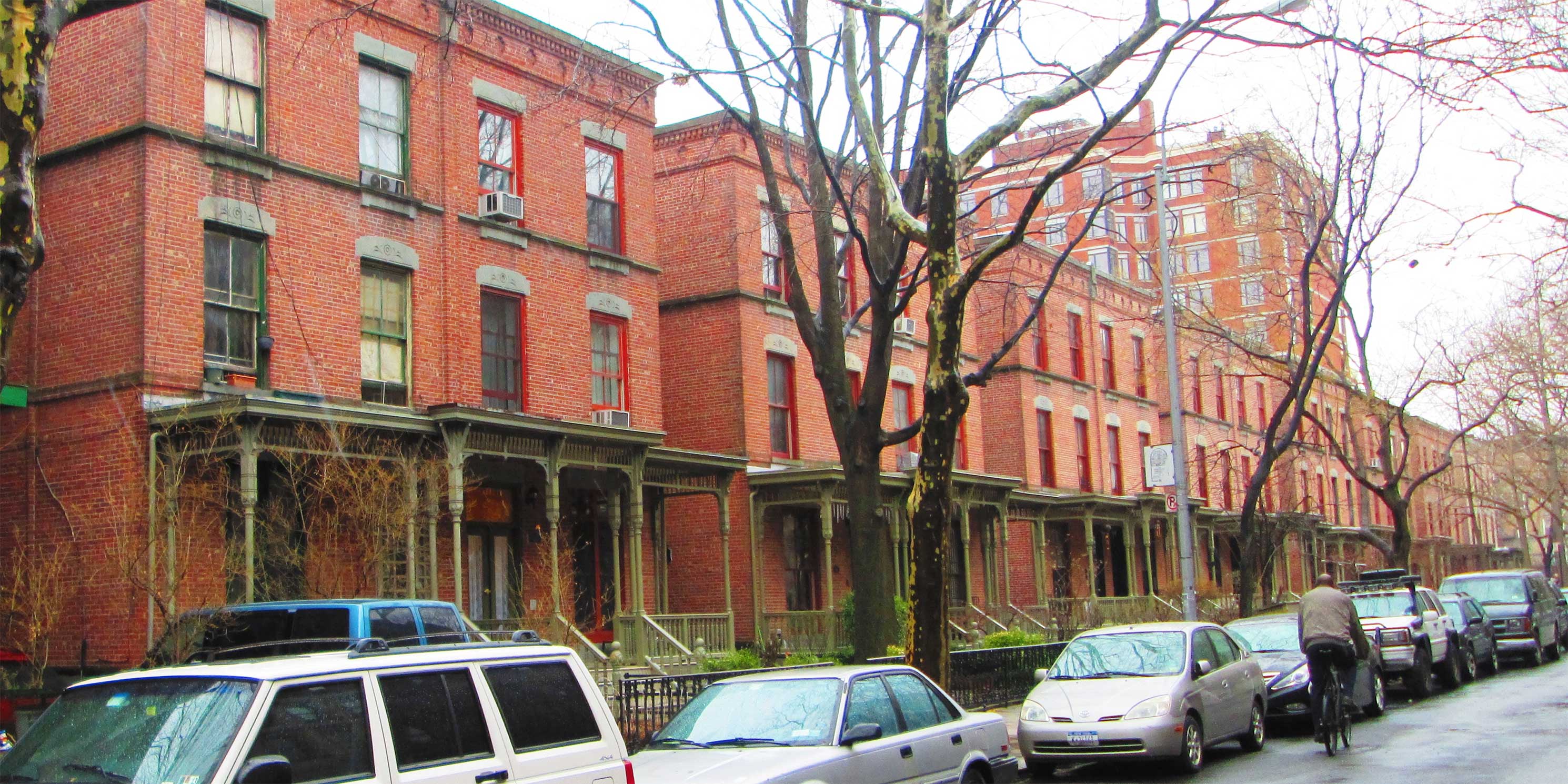 Townhouses on Astor Row, 32-60 West 130th Street in Central Harlem