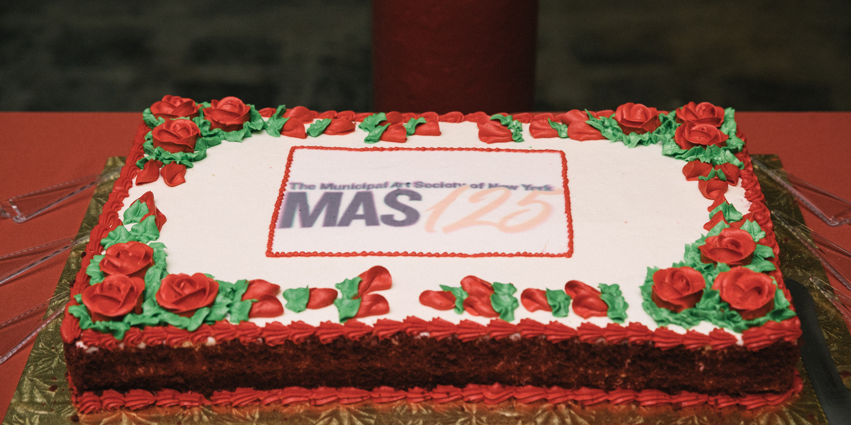 cake for 125th anniversary at the Celebrating the City reception