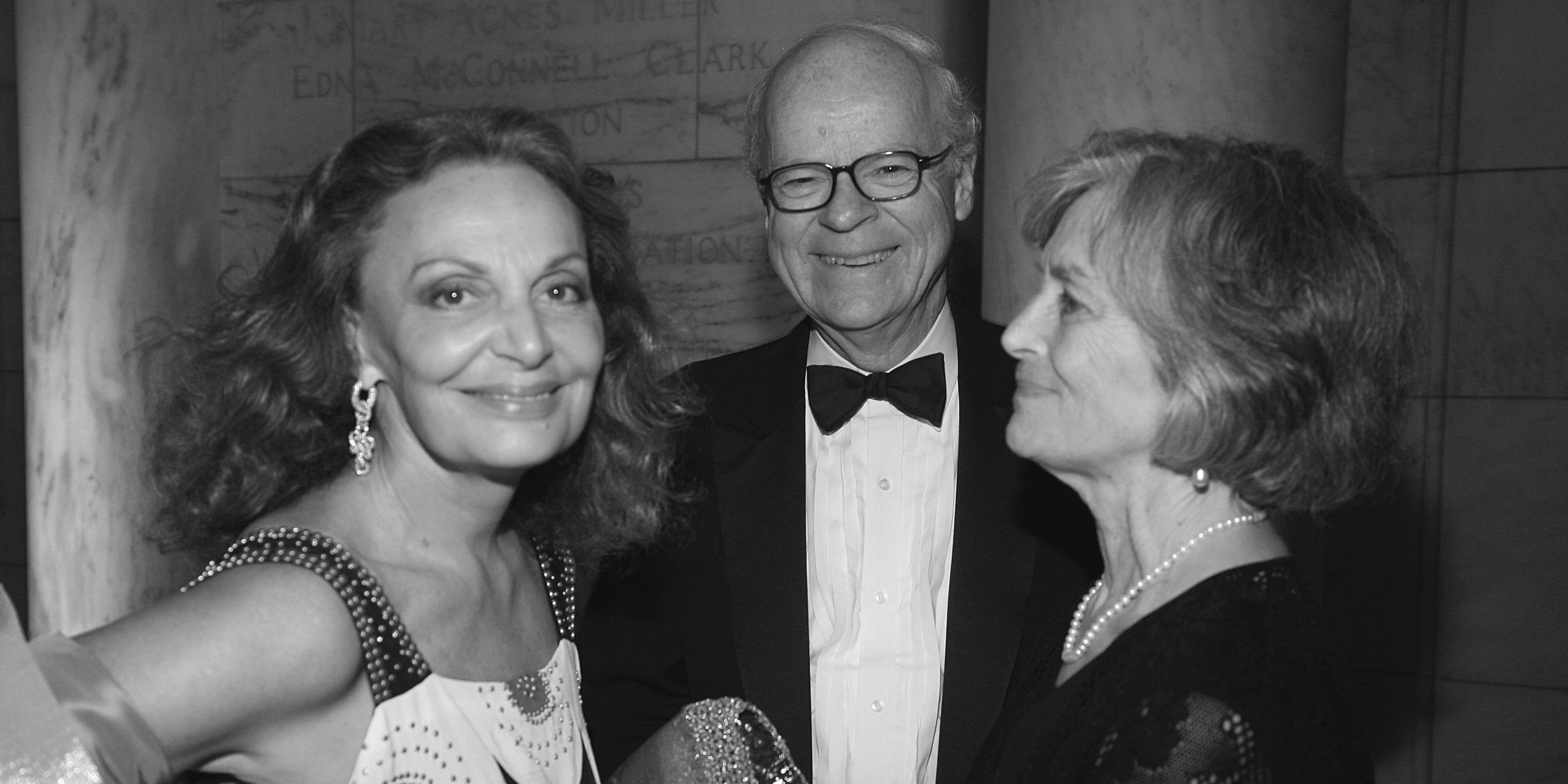 Diane von Furstenberg, Robert B. Tierney, and Carolyn Wakeman at the 2011 Gala