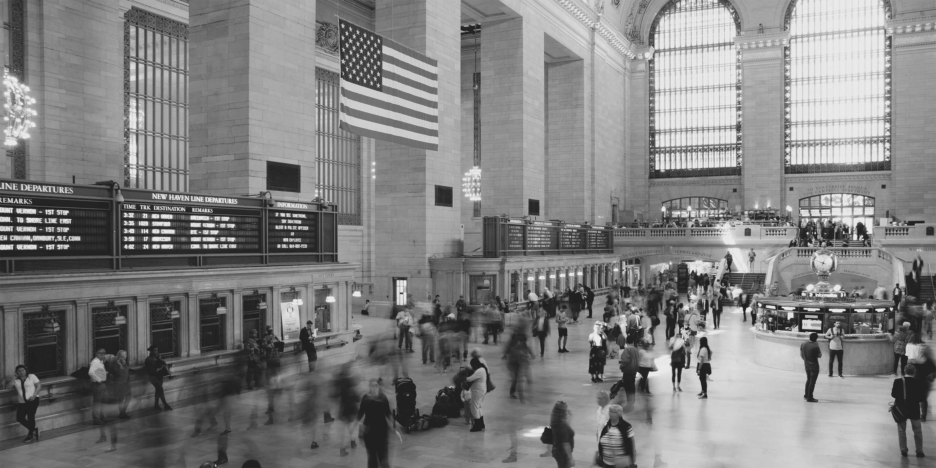 The Grand Central Terminal in New York at noon