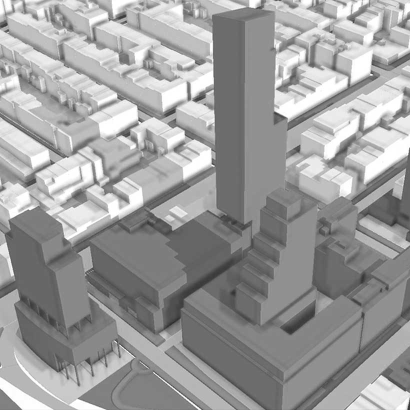 illustration of proposed River Park