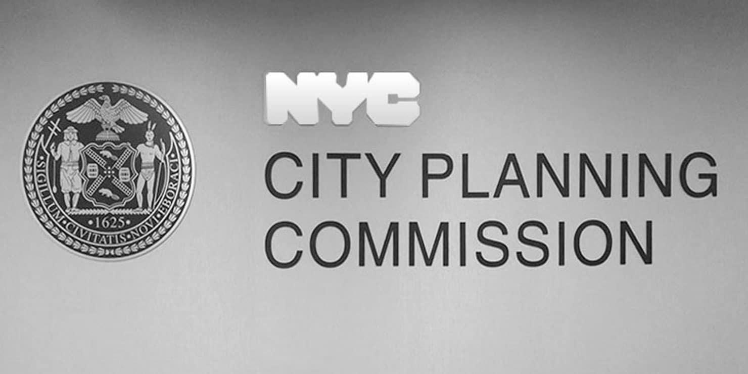 logo for the New York City Planning Commission