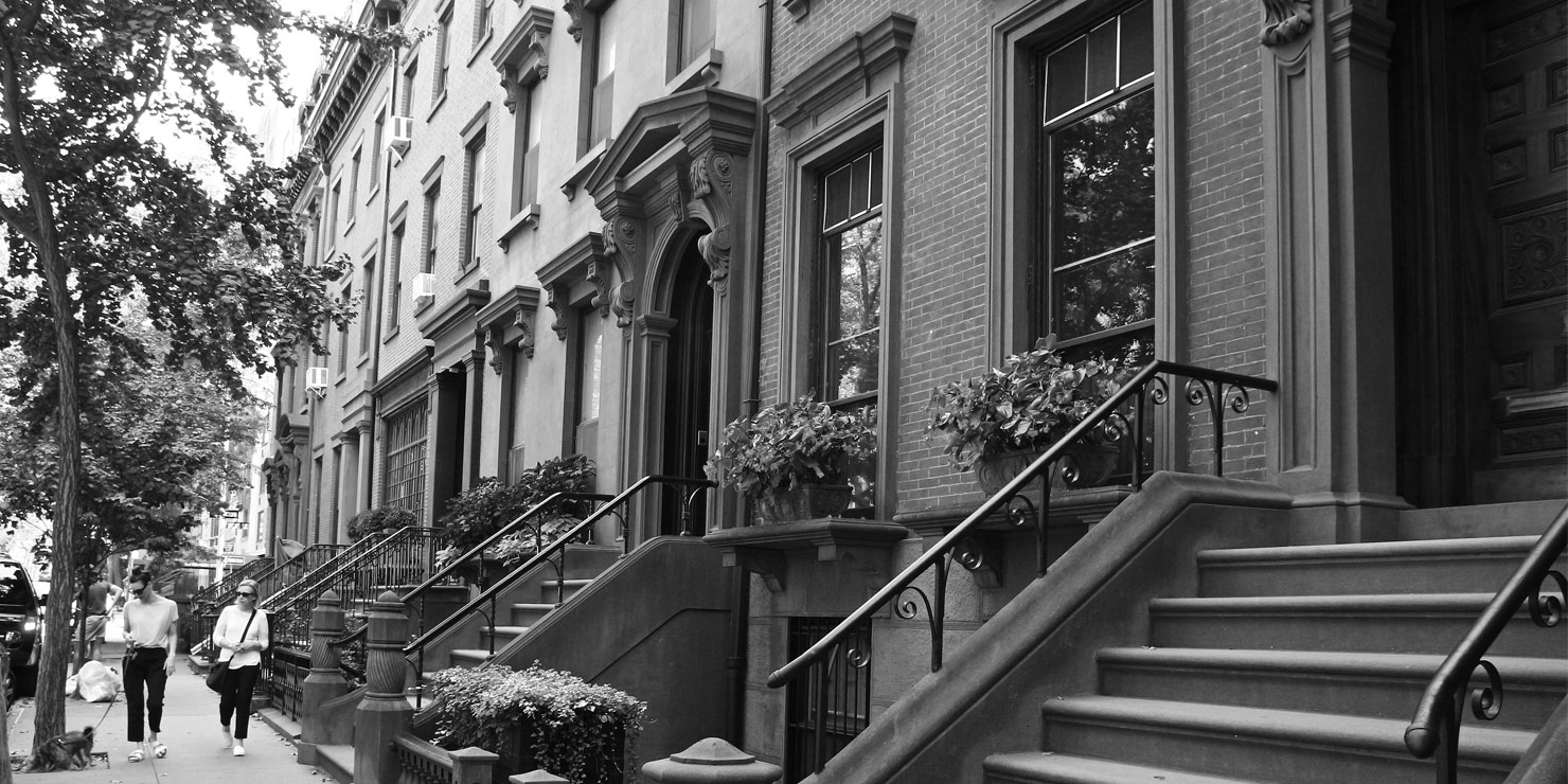 Row of brownstones