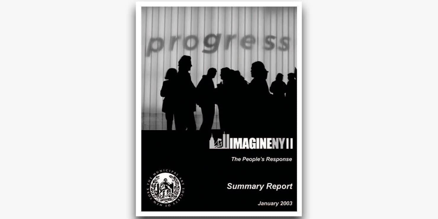 Imagine New York Report Cover