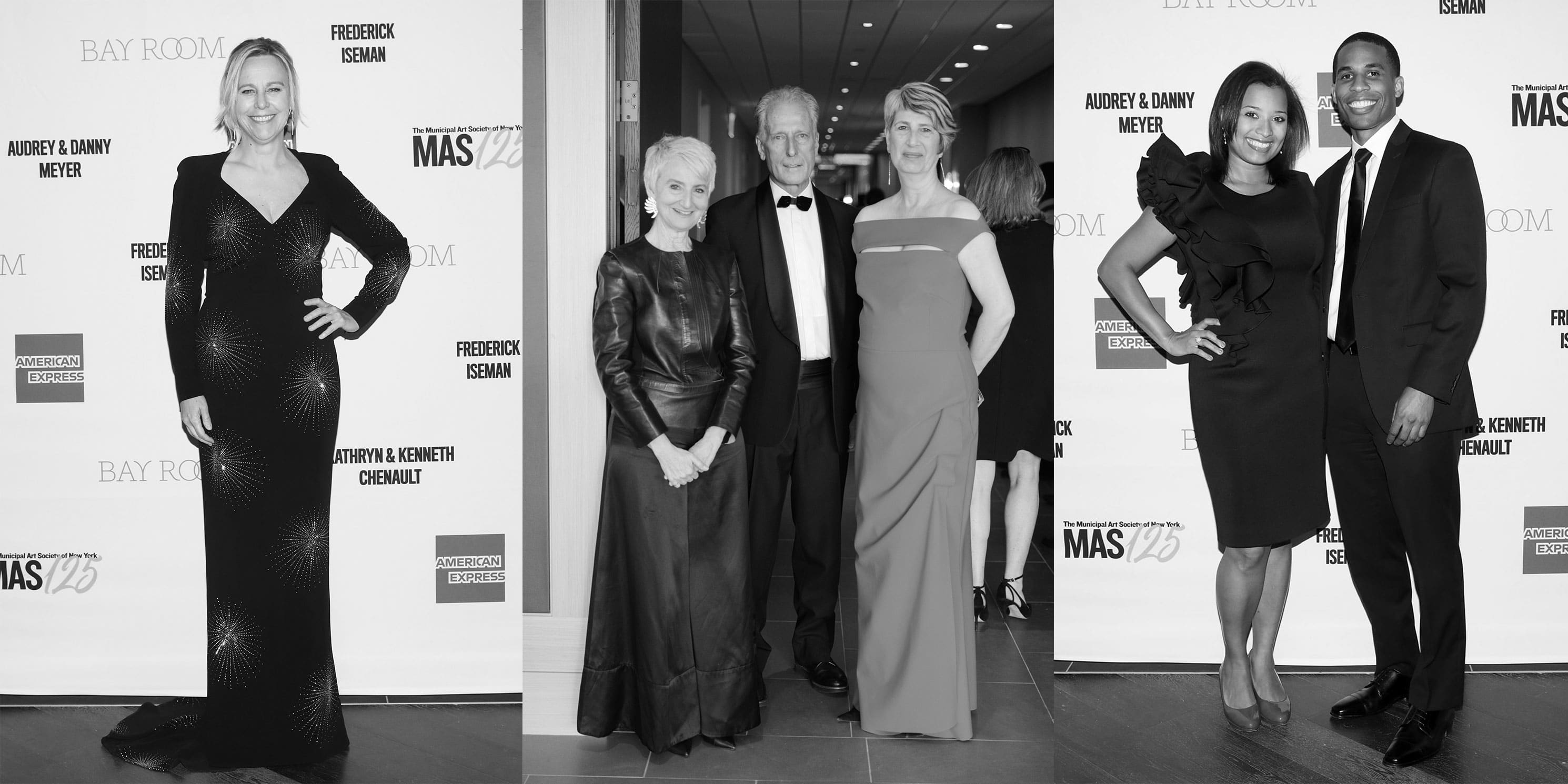 Christy MacLear, Frances Bronet, Stephen Johnson, Elizabeth Goldstein, Elaine Barfield, and Michael Holder arrive at 2018 Gala