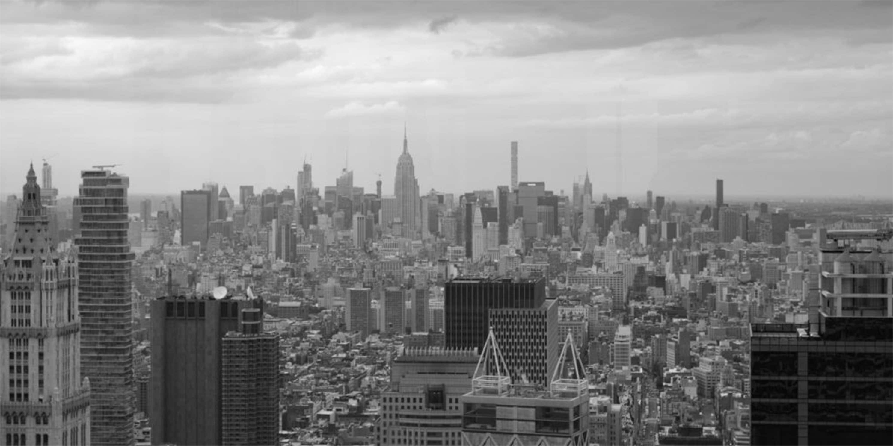 view of Manhattan looking north from the Bay Room