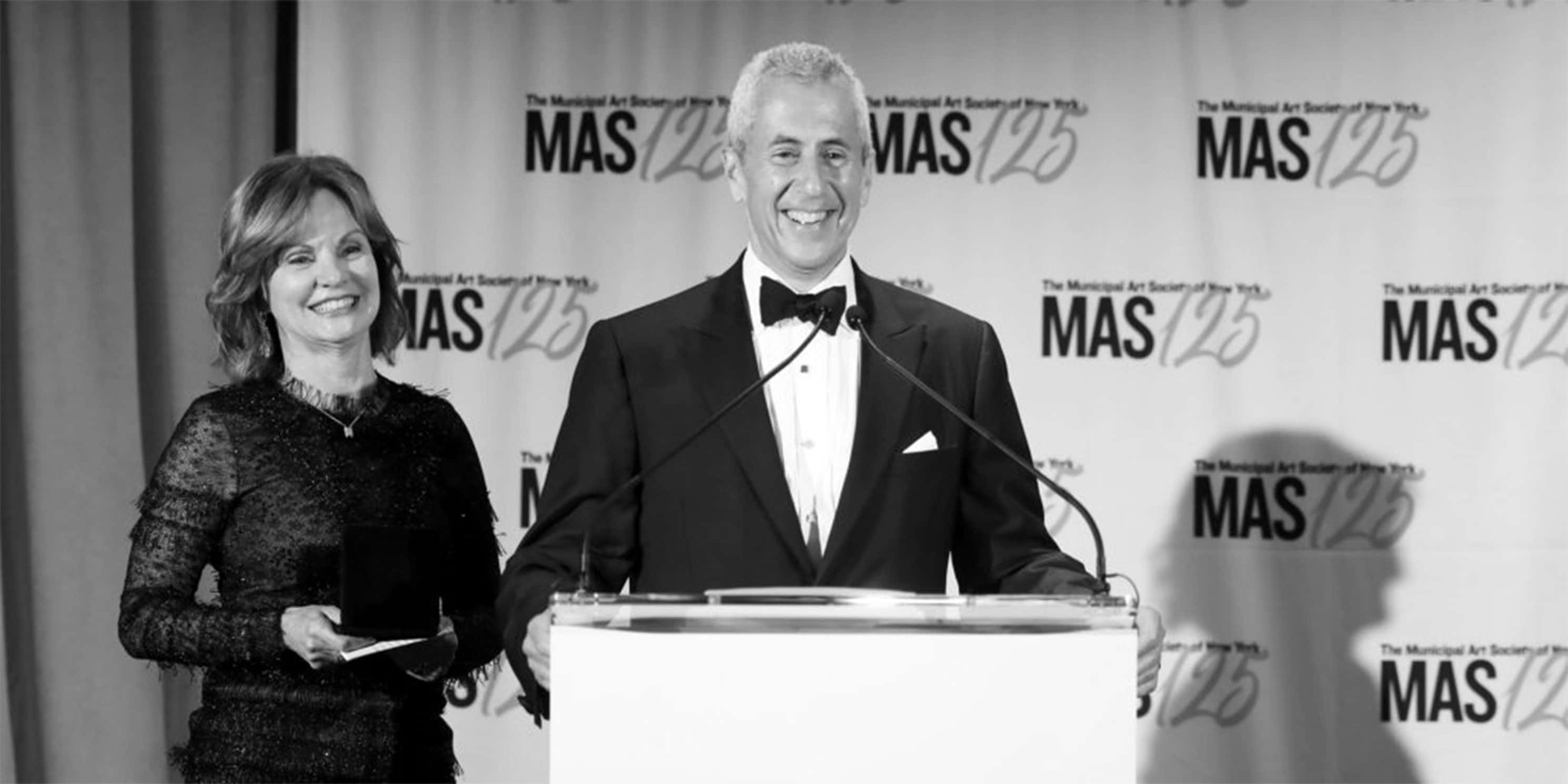 Danny and Audrey Meyer at speak at the 2018 Gala