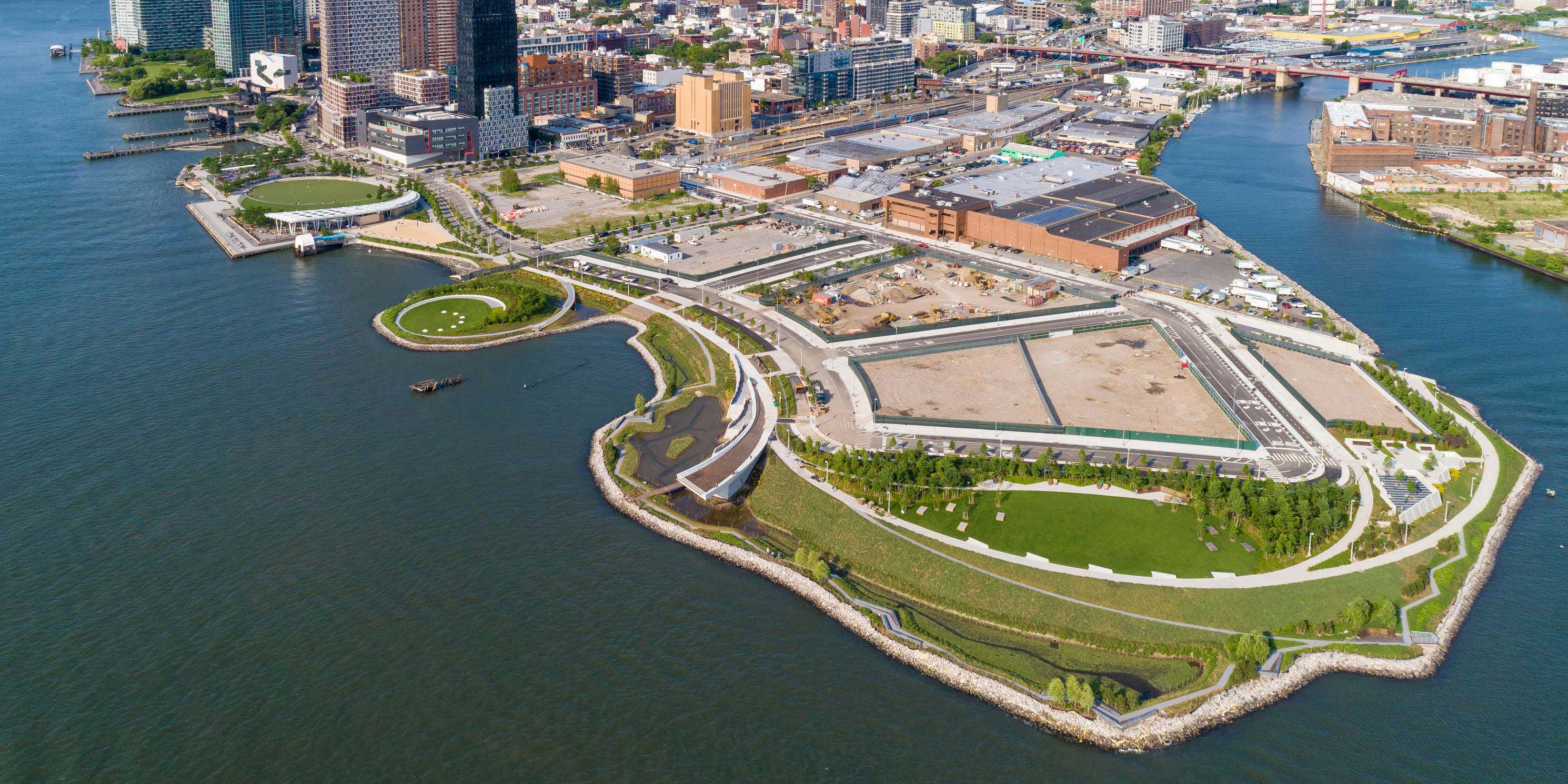 rendering of Hunter's Point South Waterfront Park