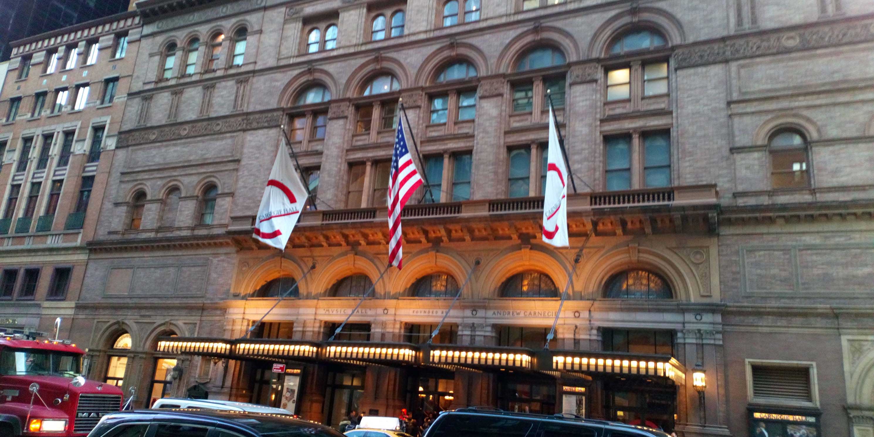 Exterior of Carnegie Hall