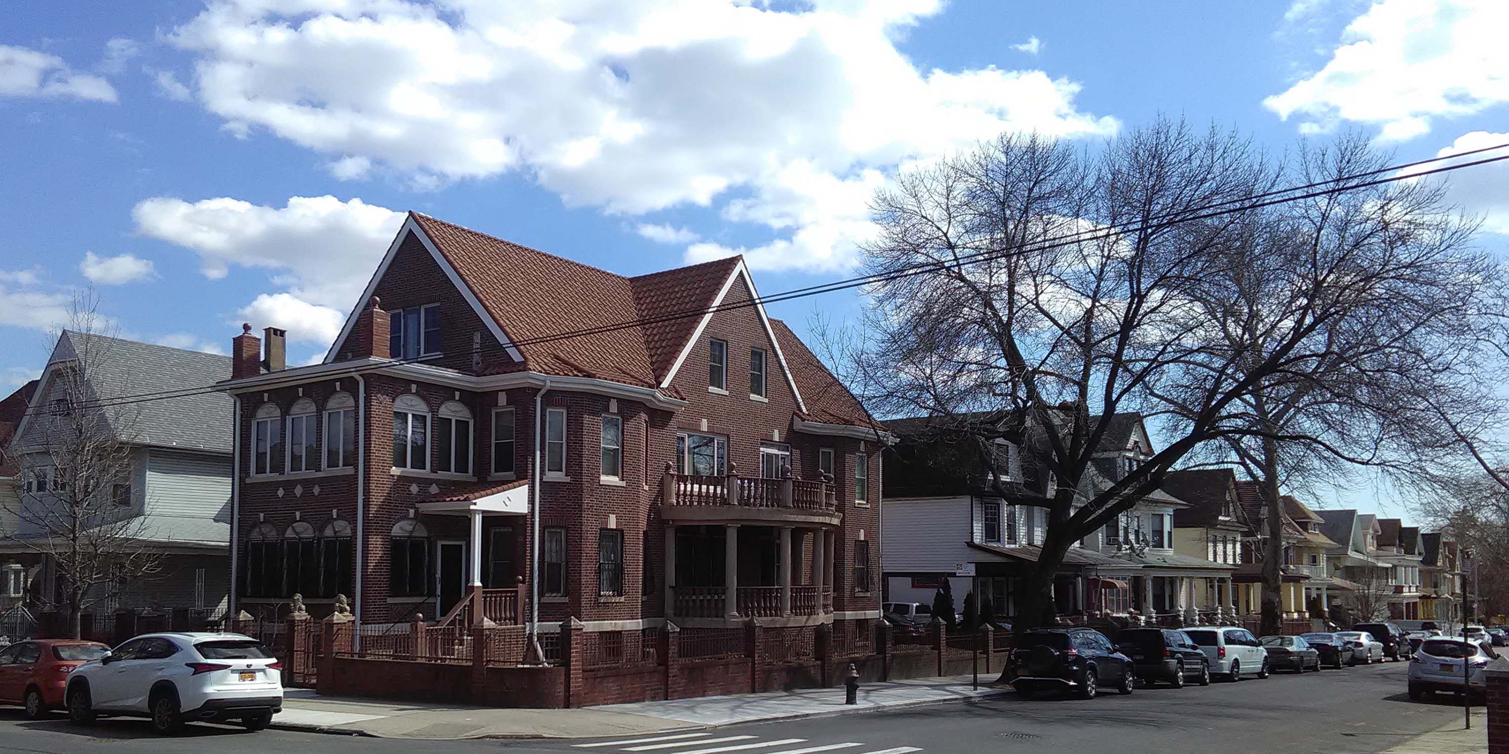 Brick house in Cypress Hills, Brooklyn