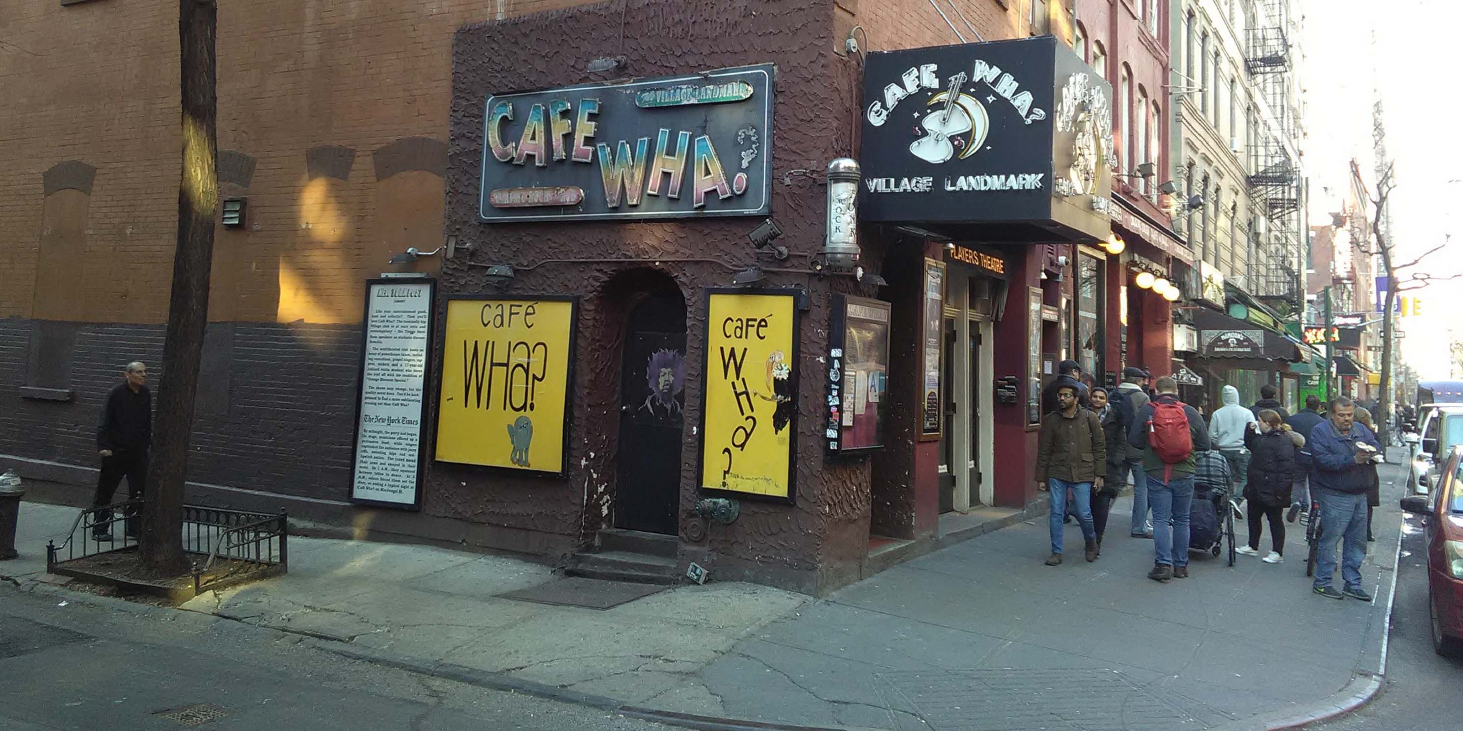 Exterior of Cafe Wha?