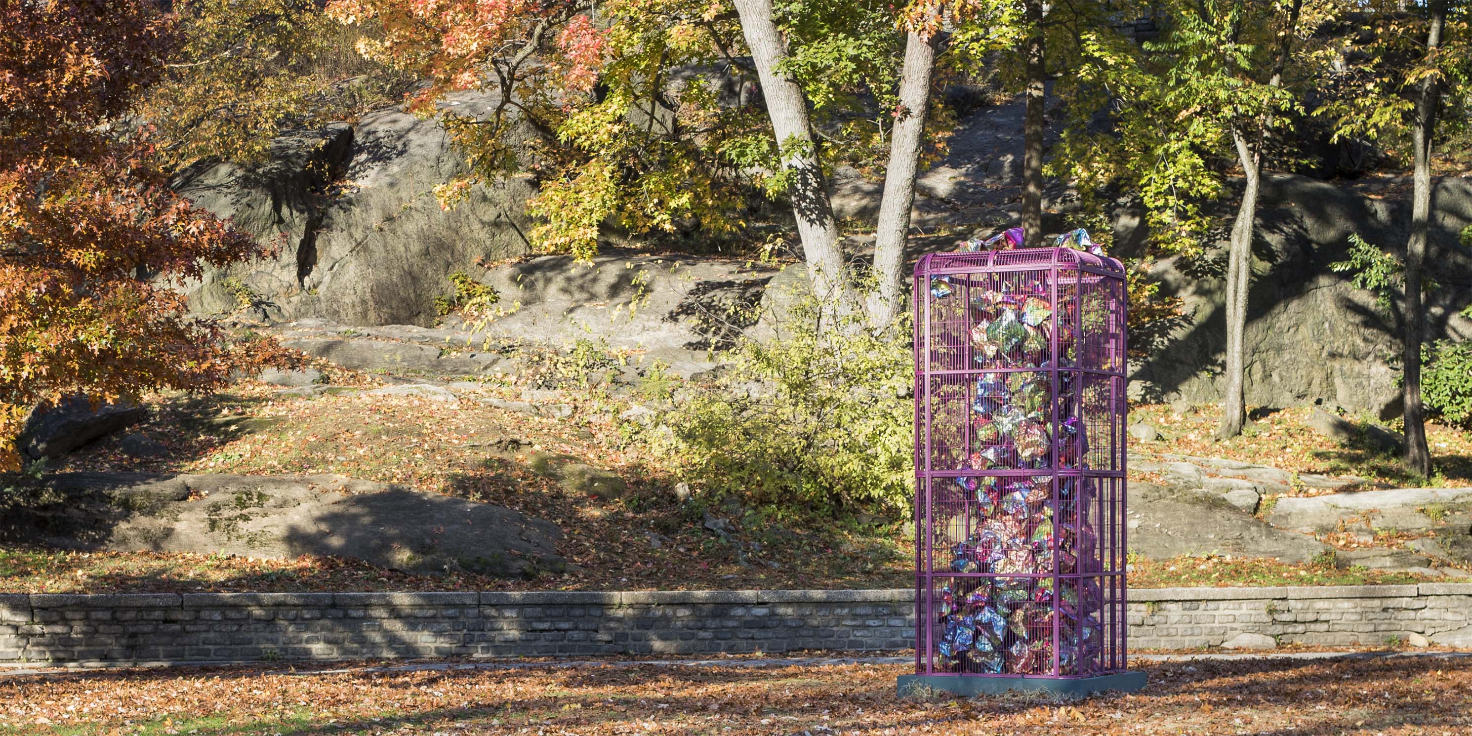 sculpture in a Harlem park