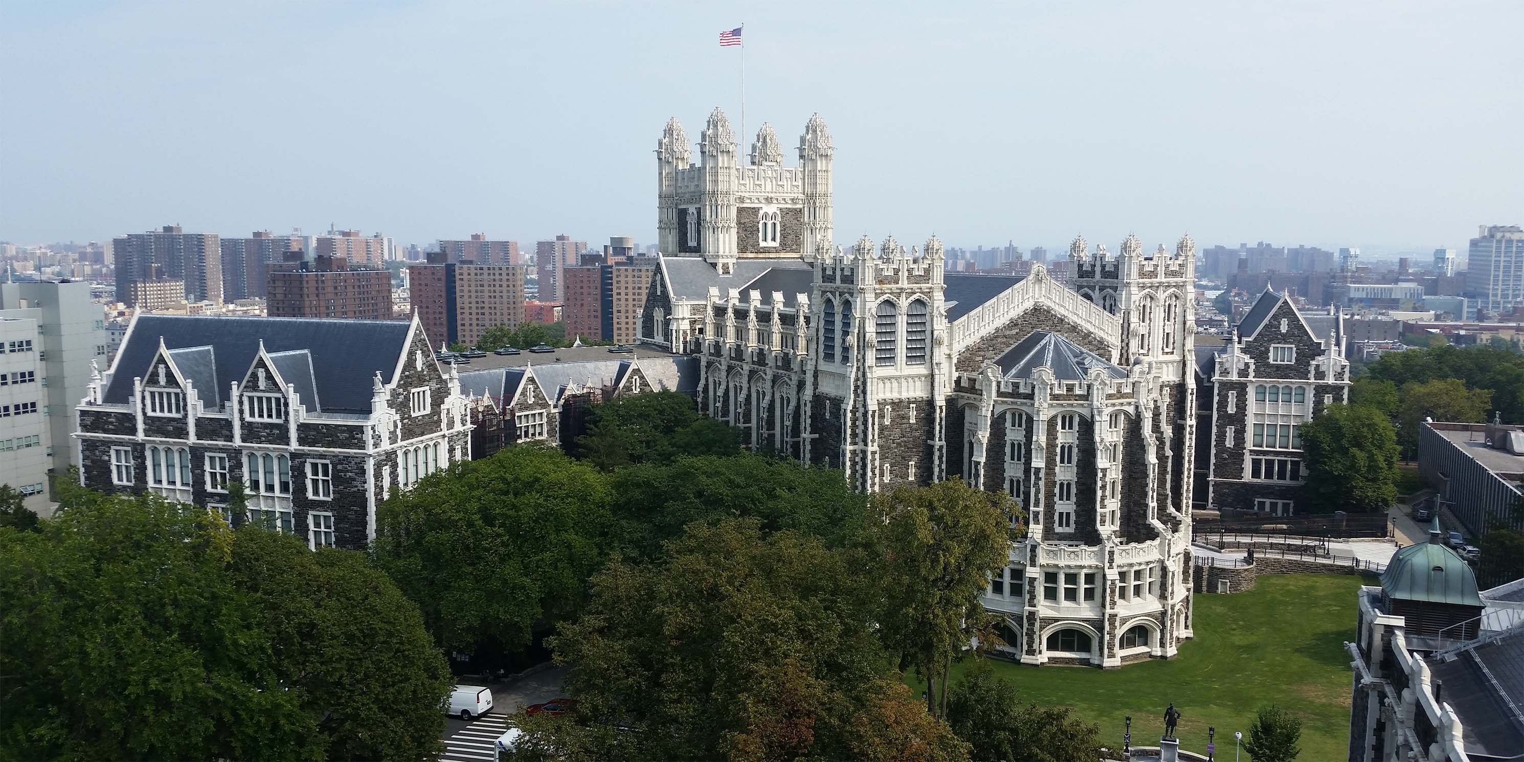 Bird's eye view of City College