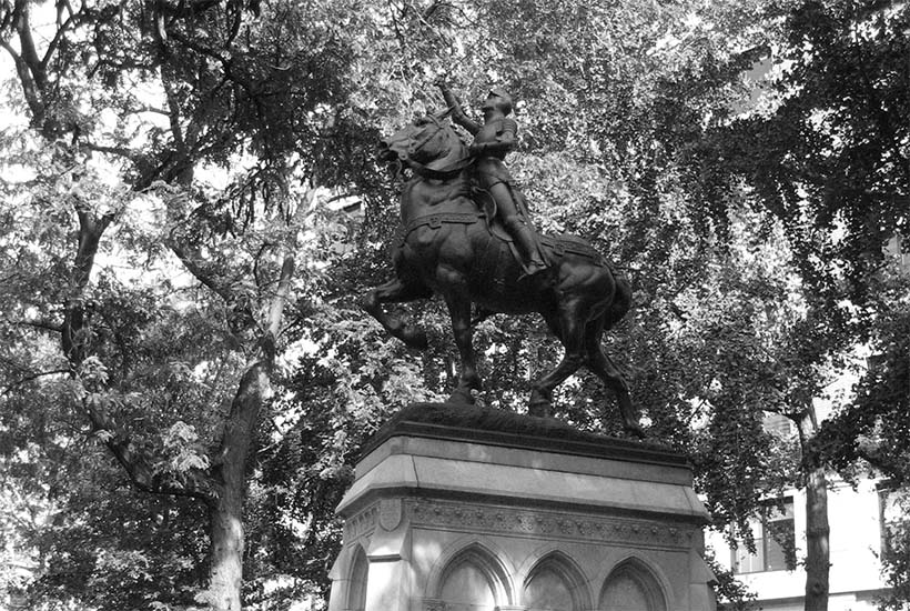 Joan of Arc Statue in Riverside Park