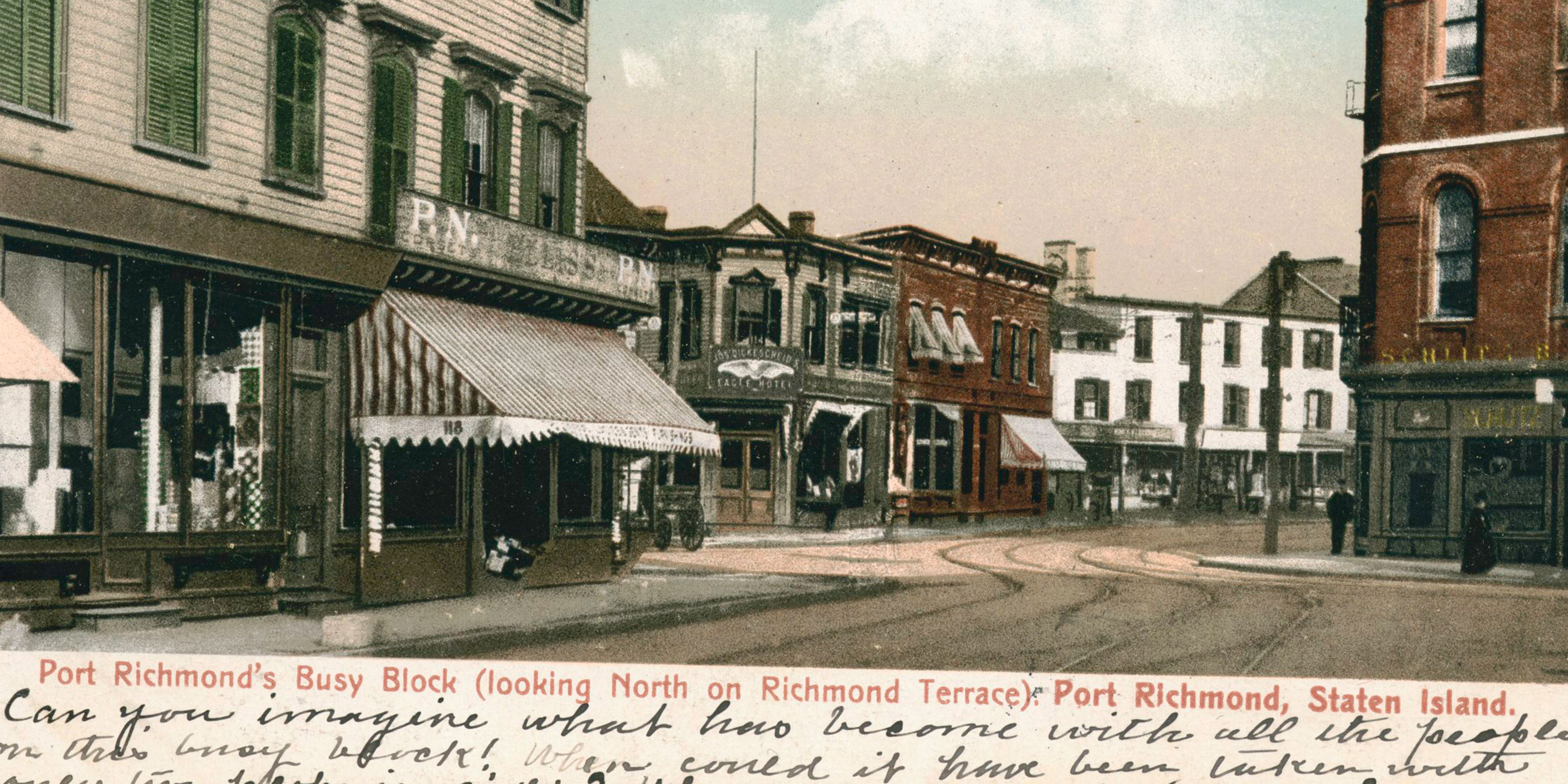 Vintage postcard from Port Richmond