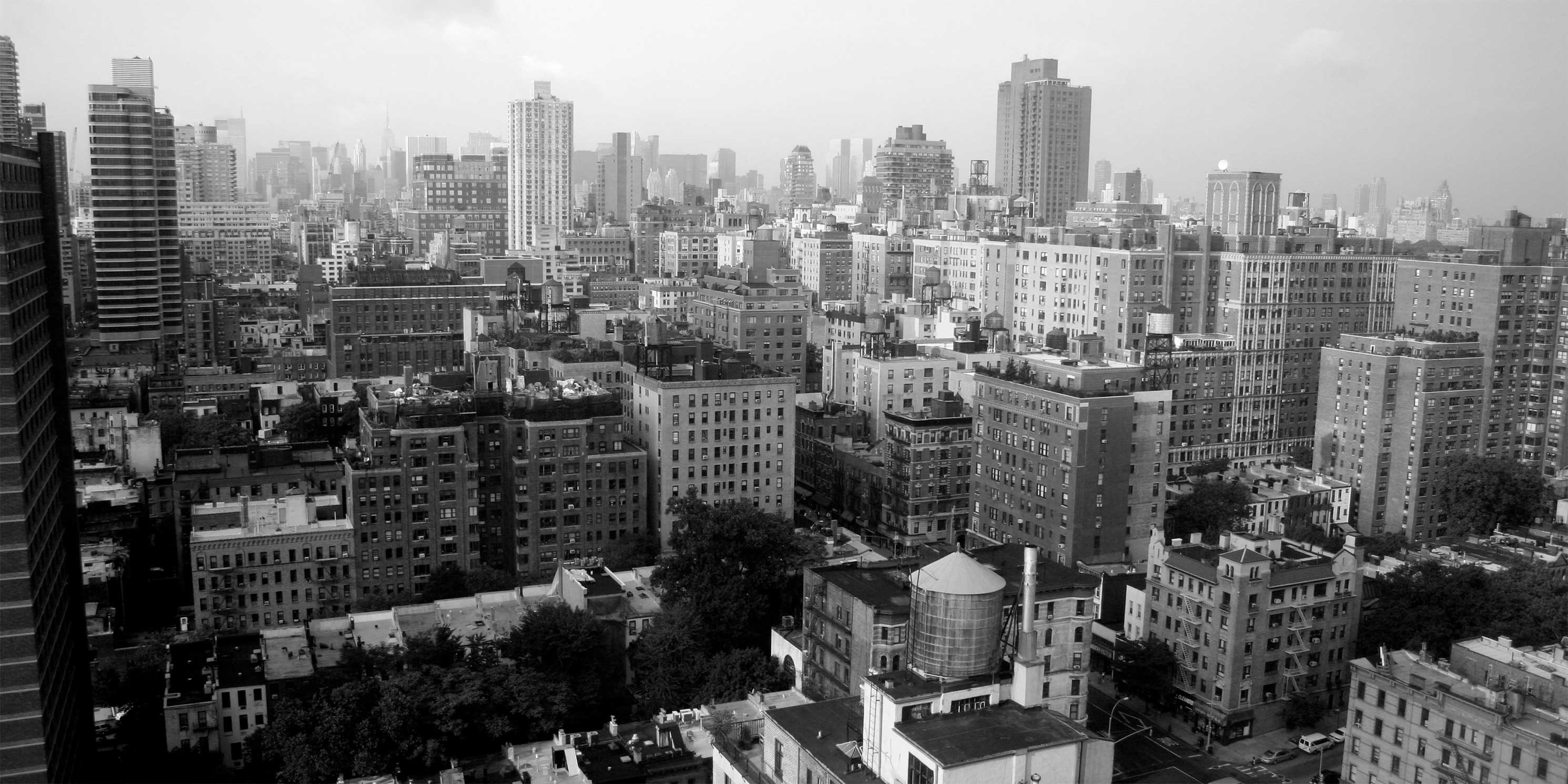 Buildings of the Upper East Side as seen from a high floor