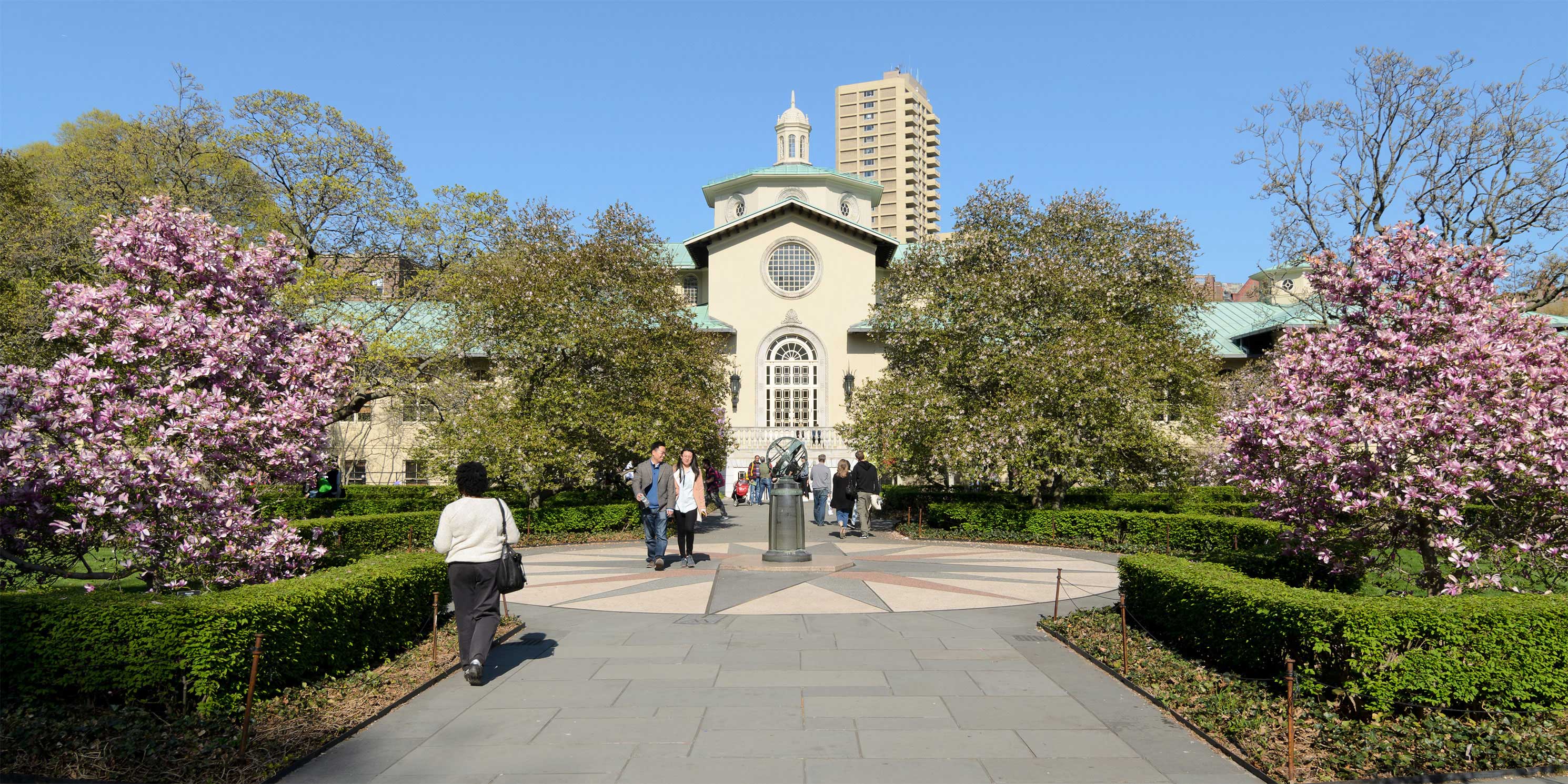 Magnolia Plaza at the Brooklyn Botanic Garden