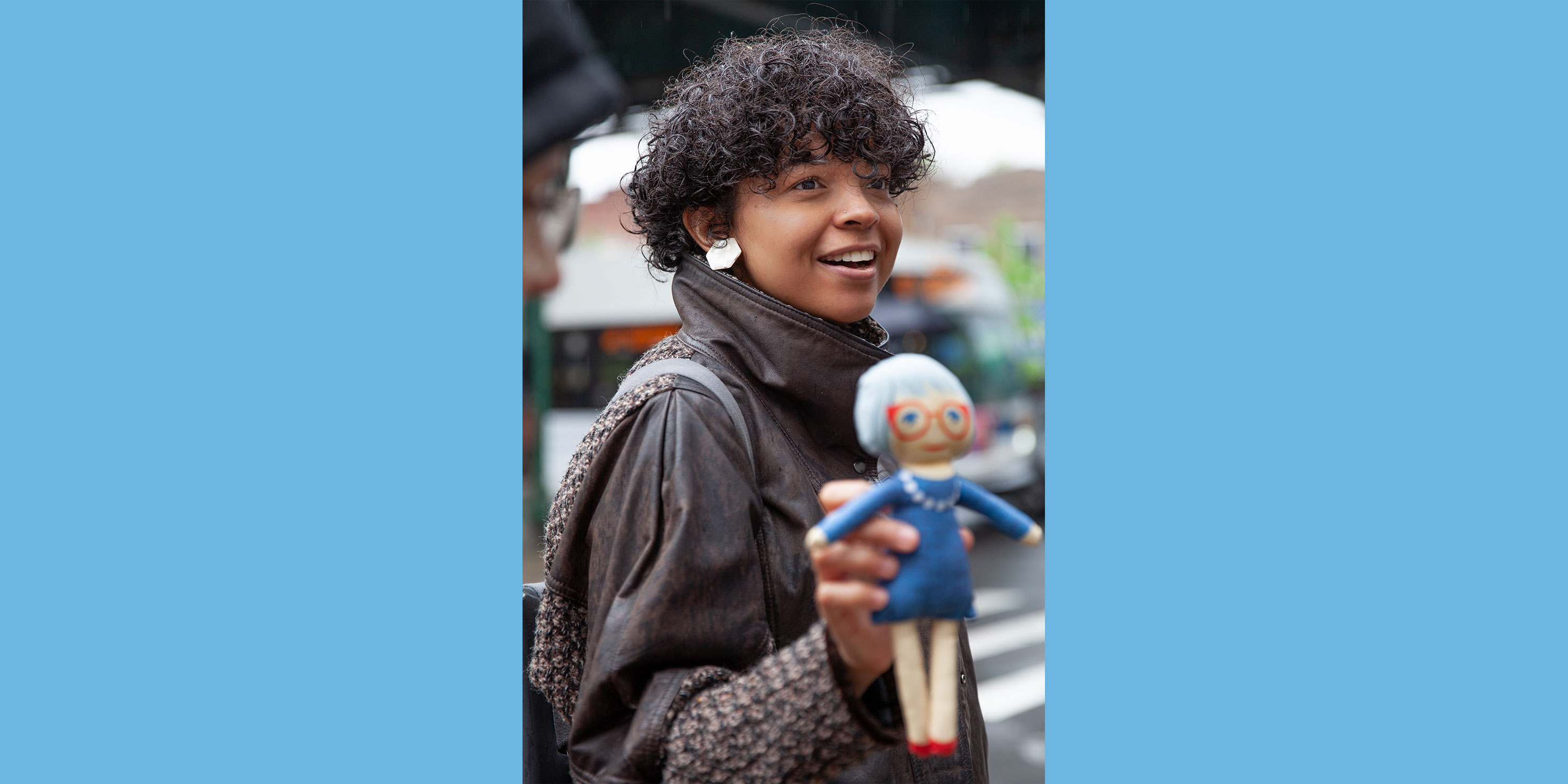 Young woman on Jane's Walk