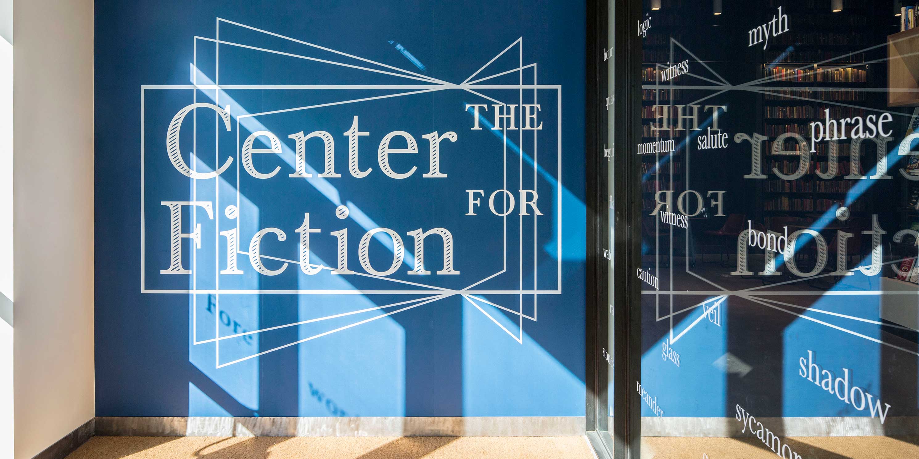 entrance to the Center for Fiction in Brooklyn, New York