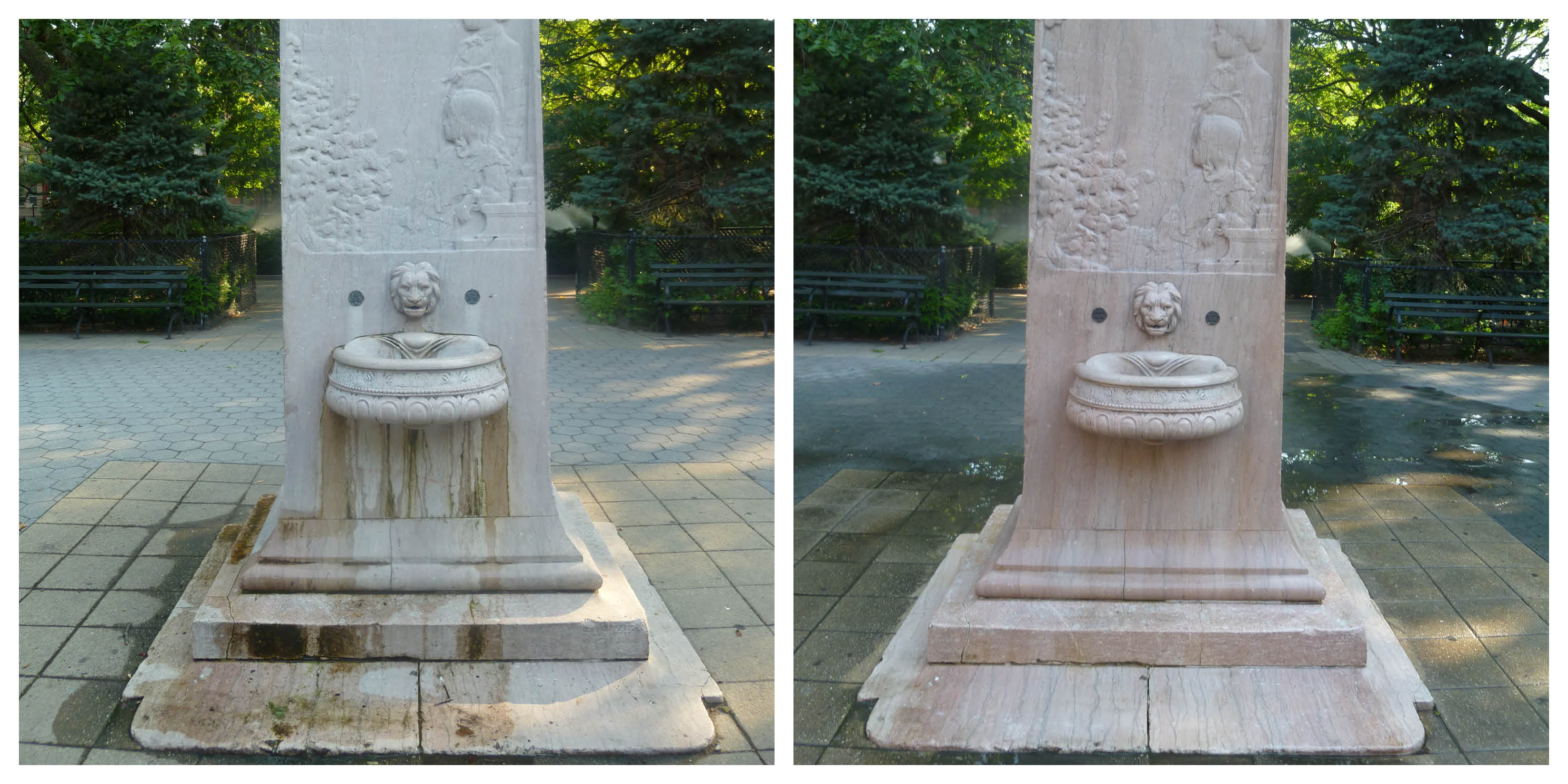 Slocum Fountain in Manhattan's Tompkins Square Park