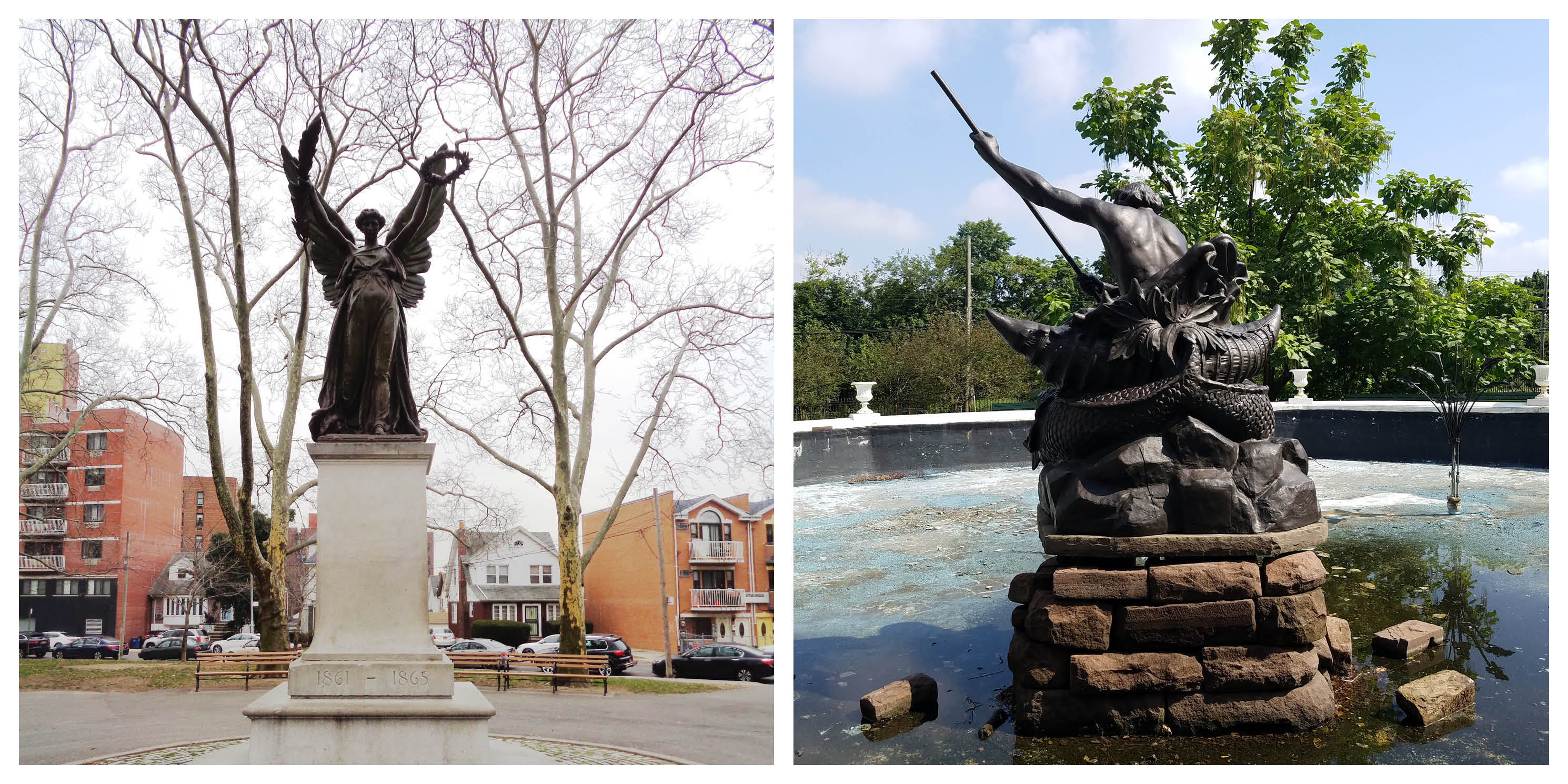 Soldiers and Sailors and Neptune Fountain