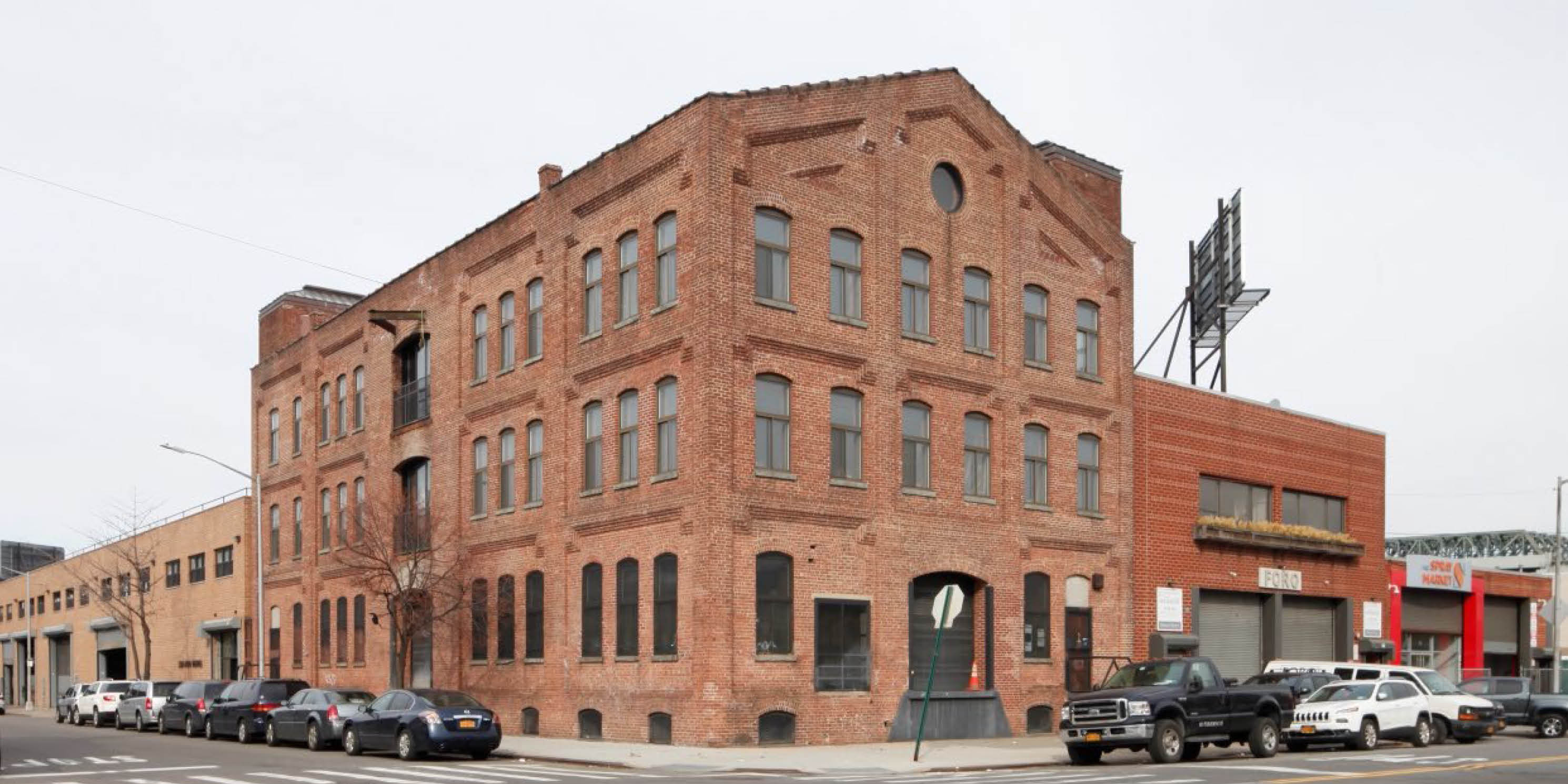 exterior of the Montauk Paint Building