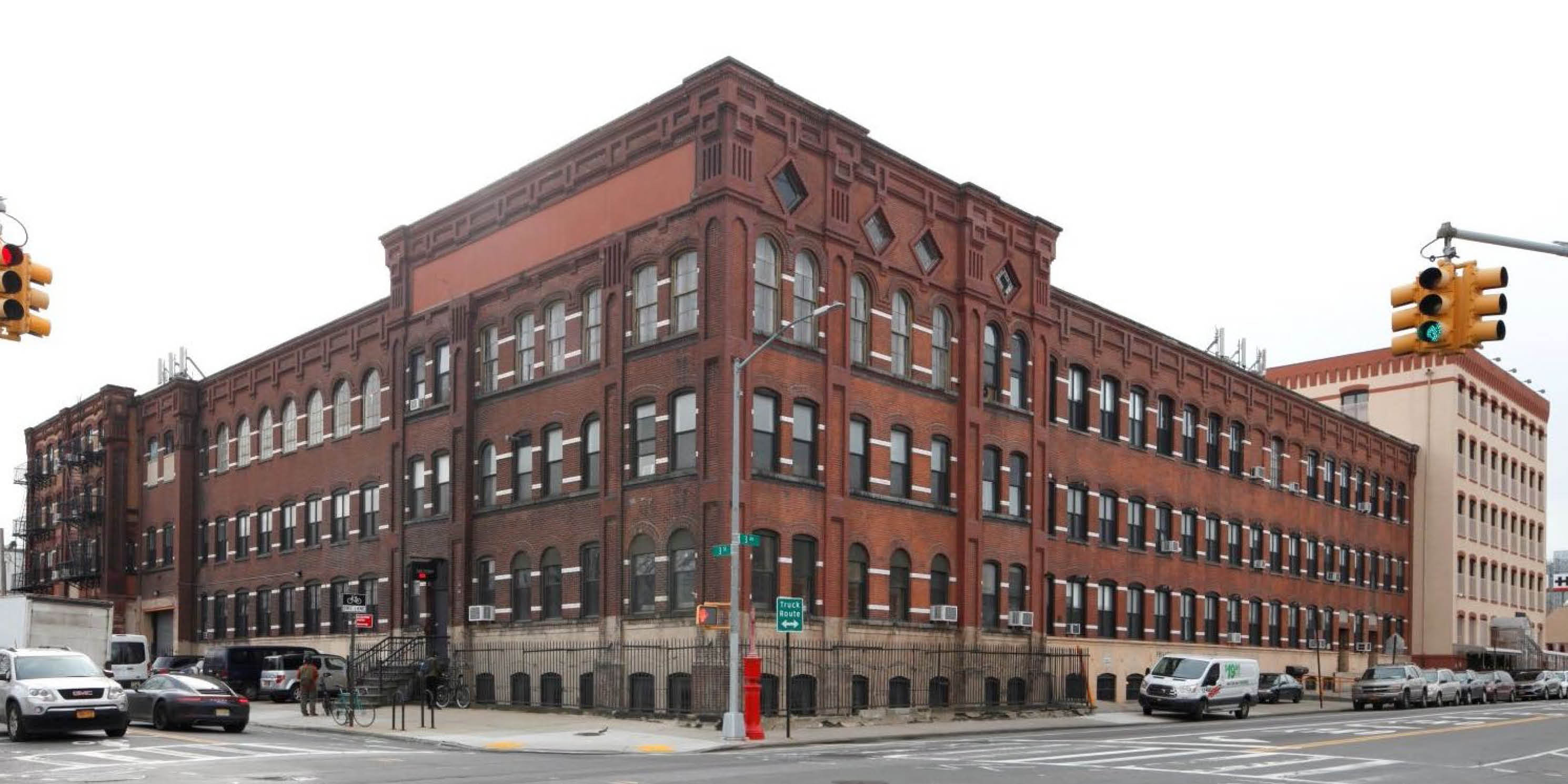 exterior of the Somers Brothers Tinware Factory in Gowanus, Brooklyn