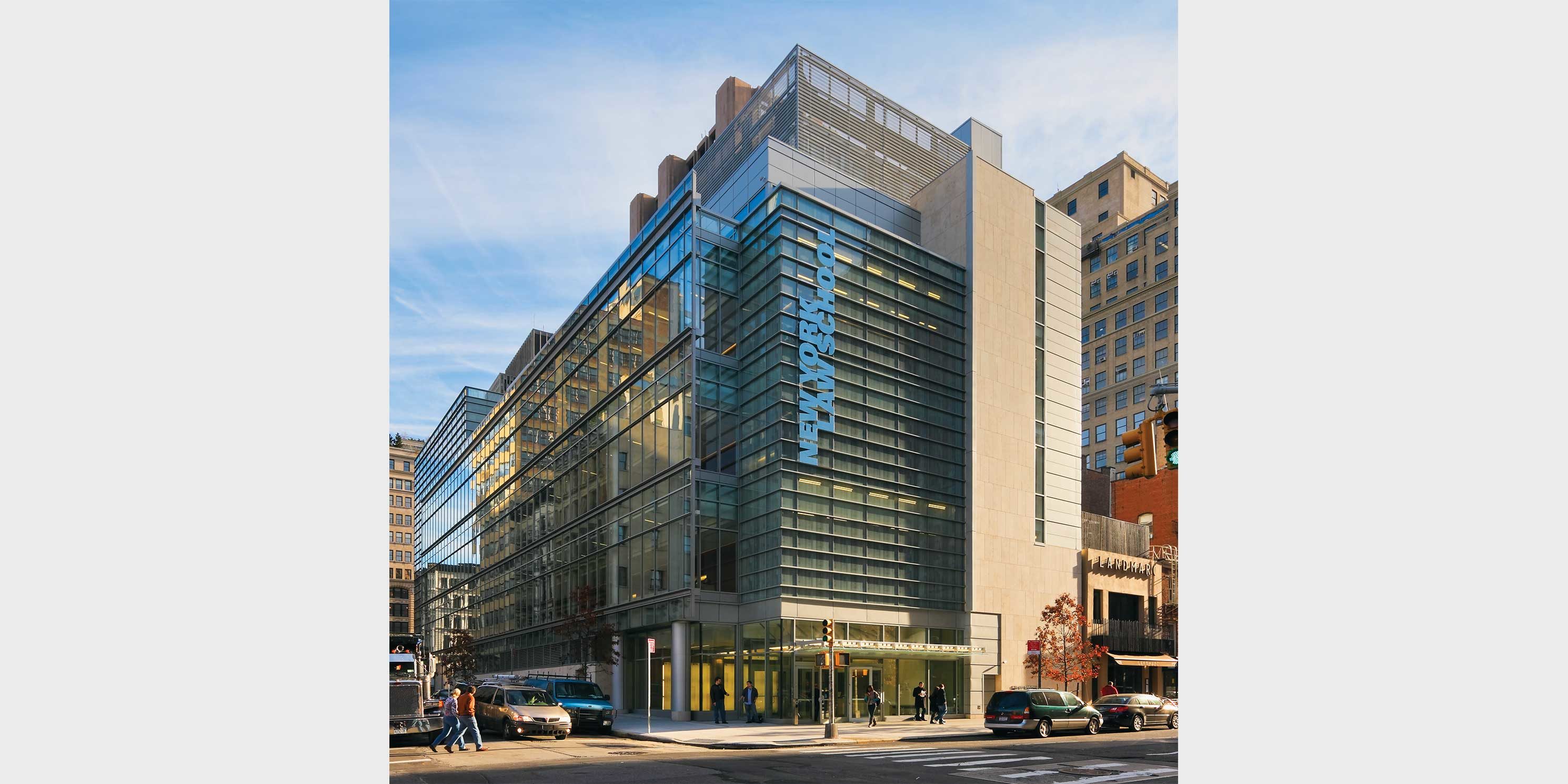 exterior of the New York Law School building in Tribeca