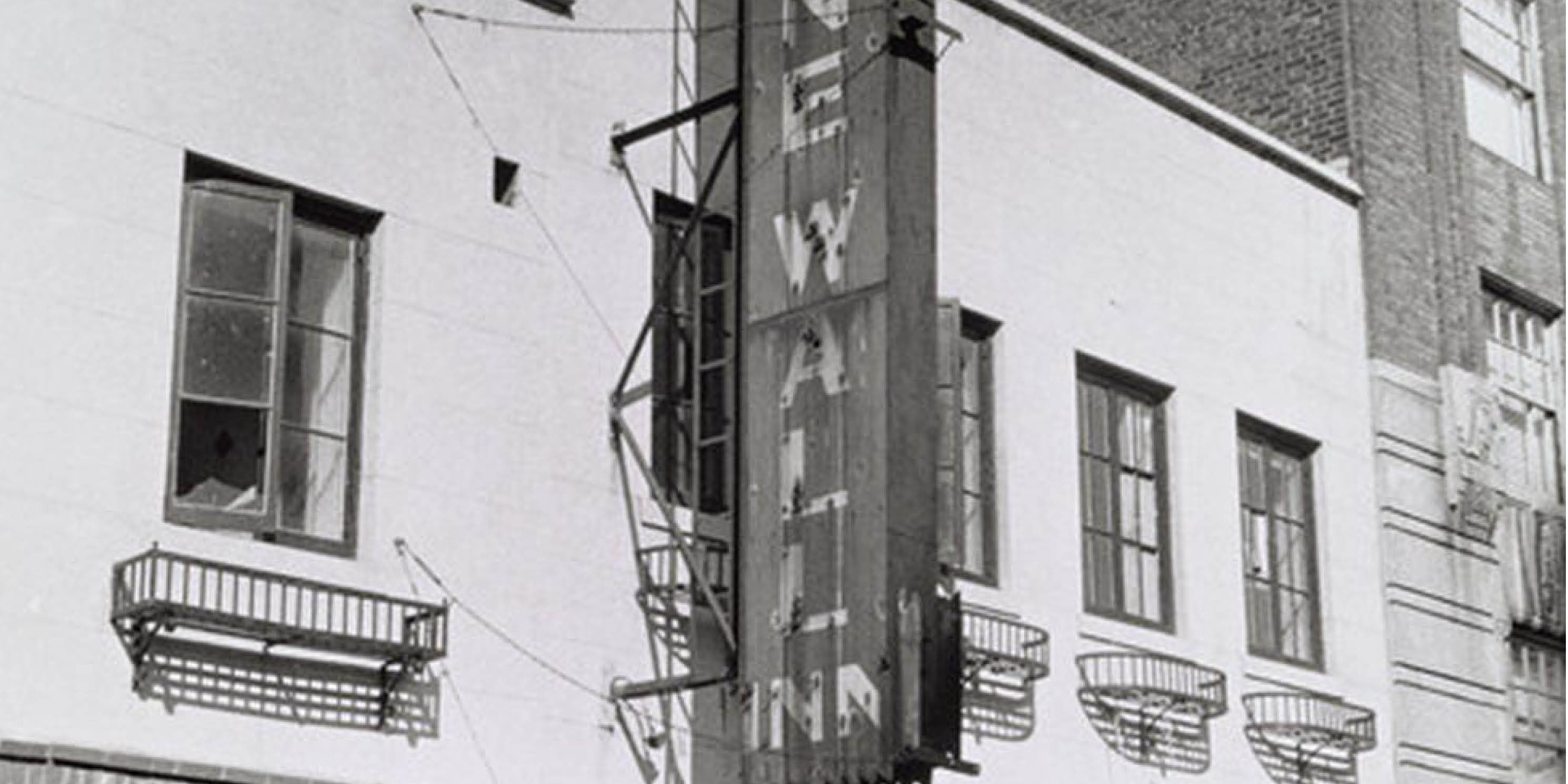 archival photo of the Stonewall Inn sign