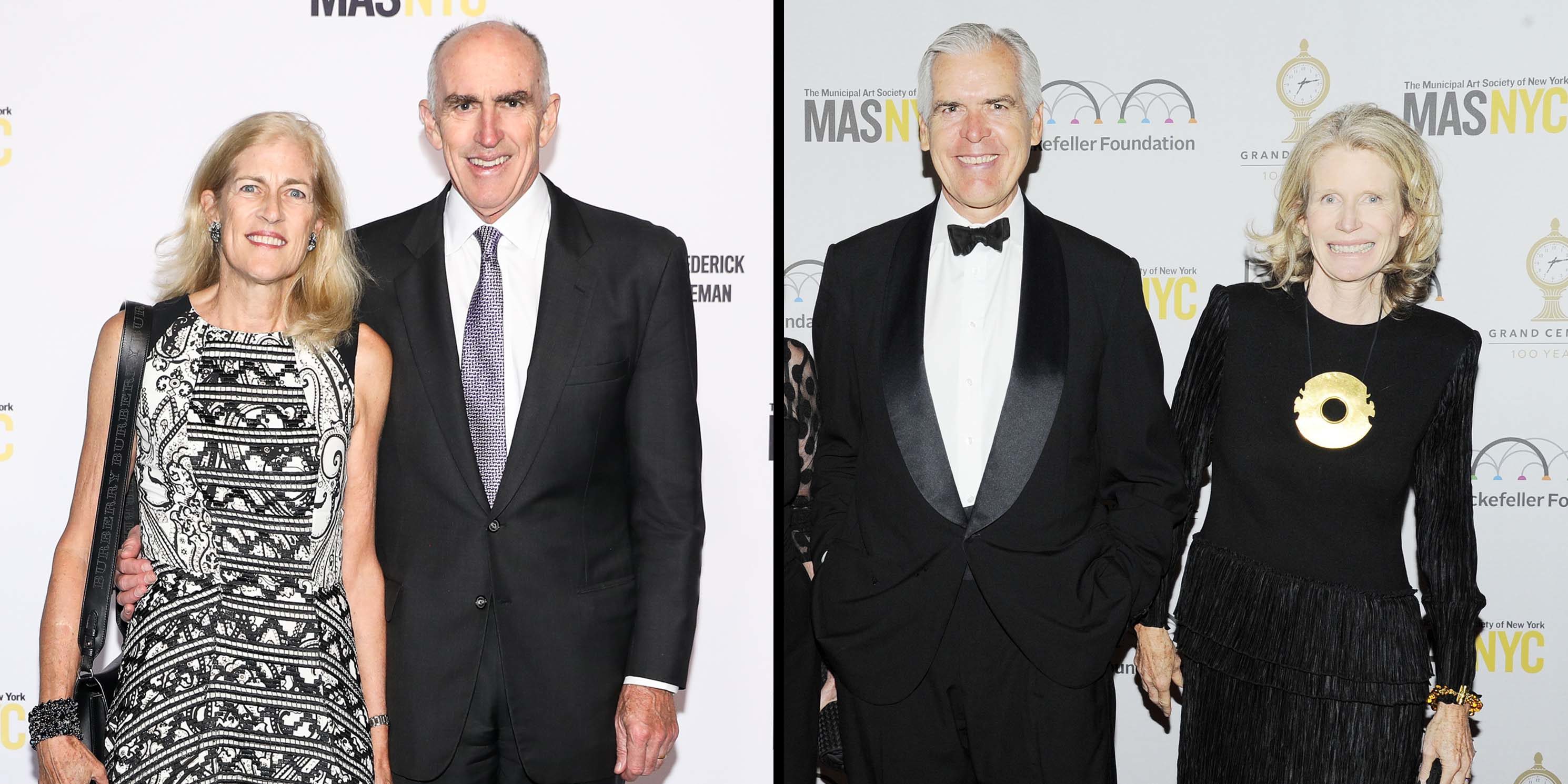 Lisa Cashin, Dick Cashin, Philip Howard, Alexandra Howard at Municipal Art Society of New York Galas