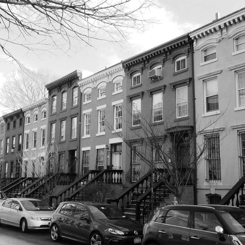 rowhouses on St. Felix Street in Brooklyn