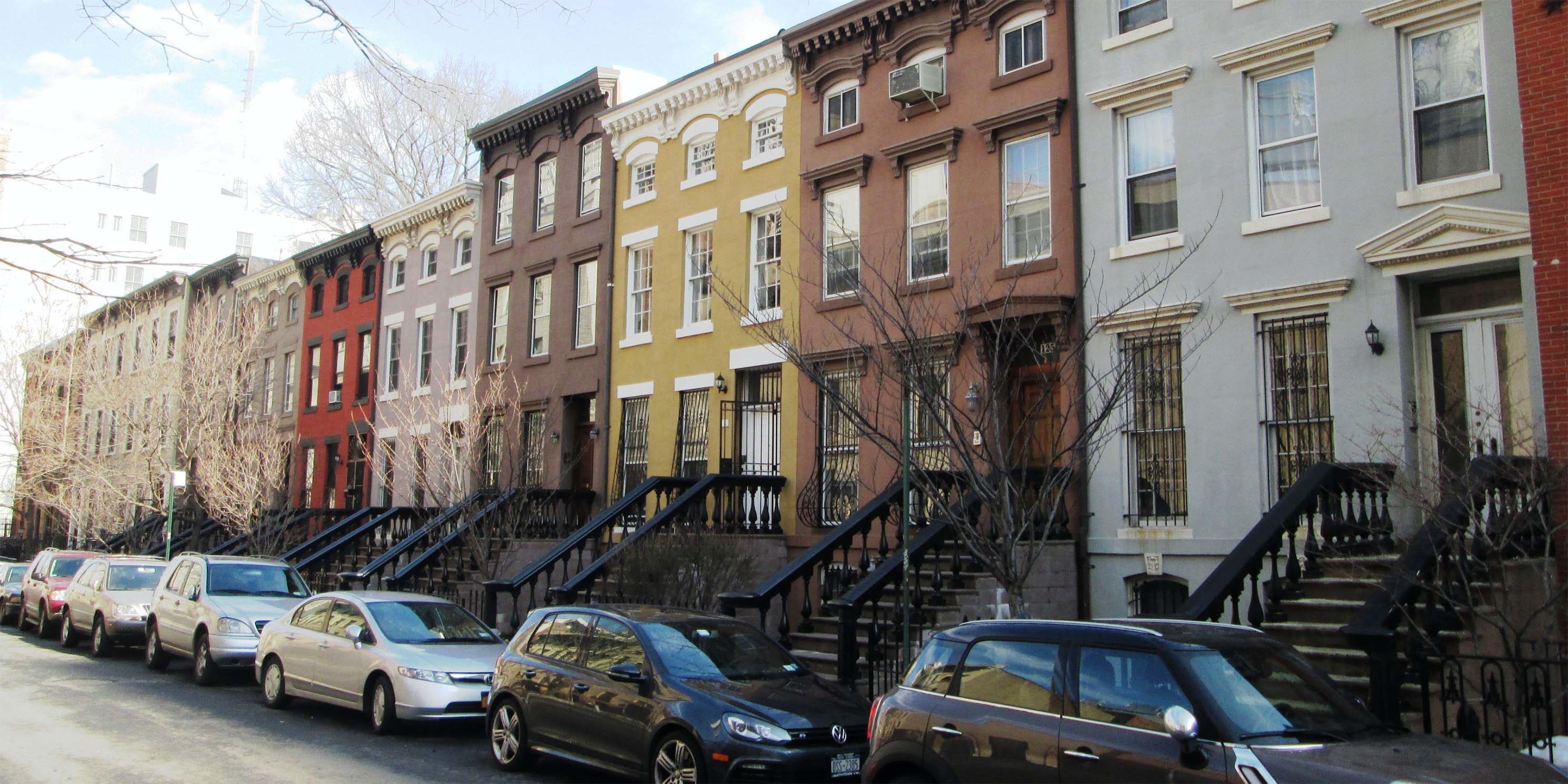 rowhouses on St. Felix Street in Brooklyn