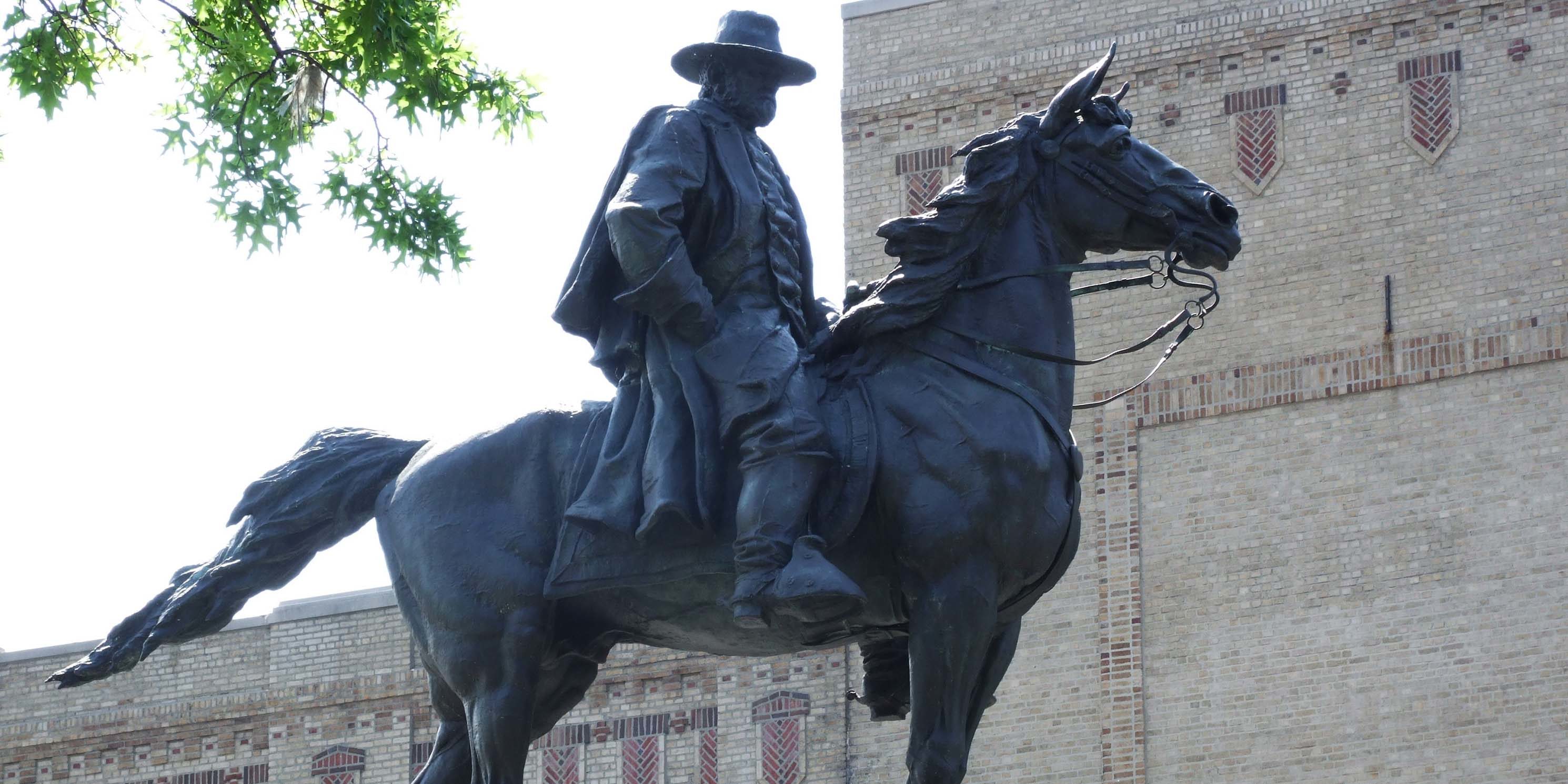 statue of Ulysses S. Grant on a horse