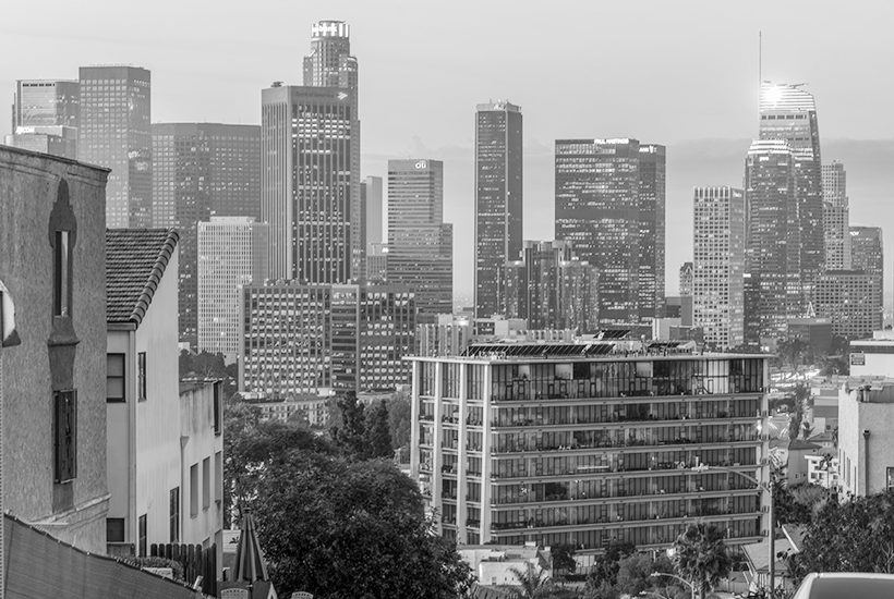 illustration of the Los Angeles skyline