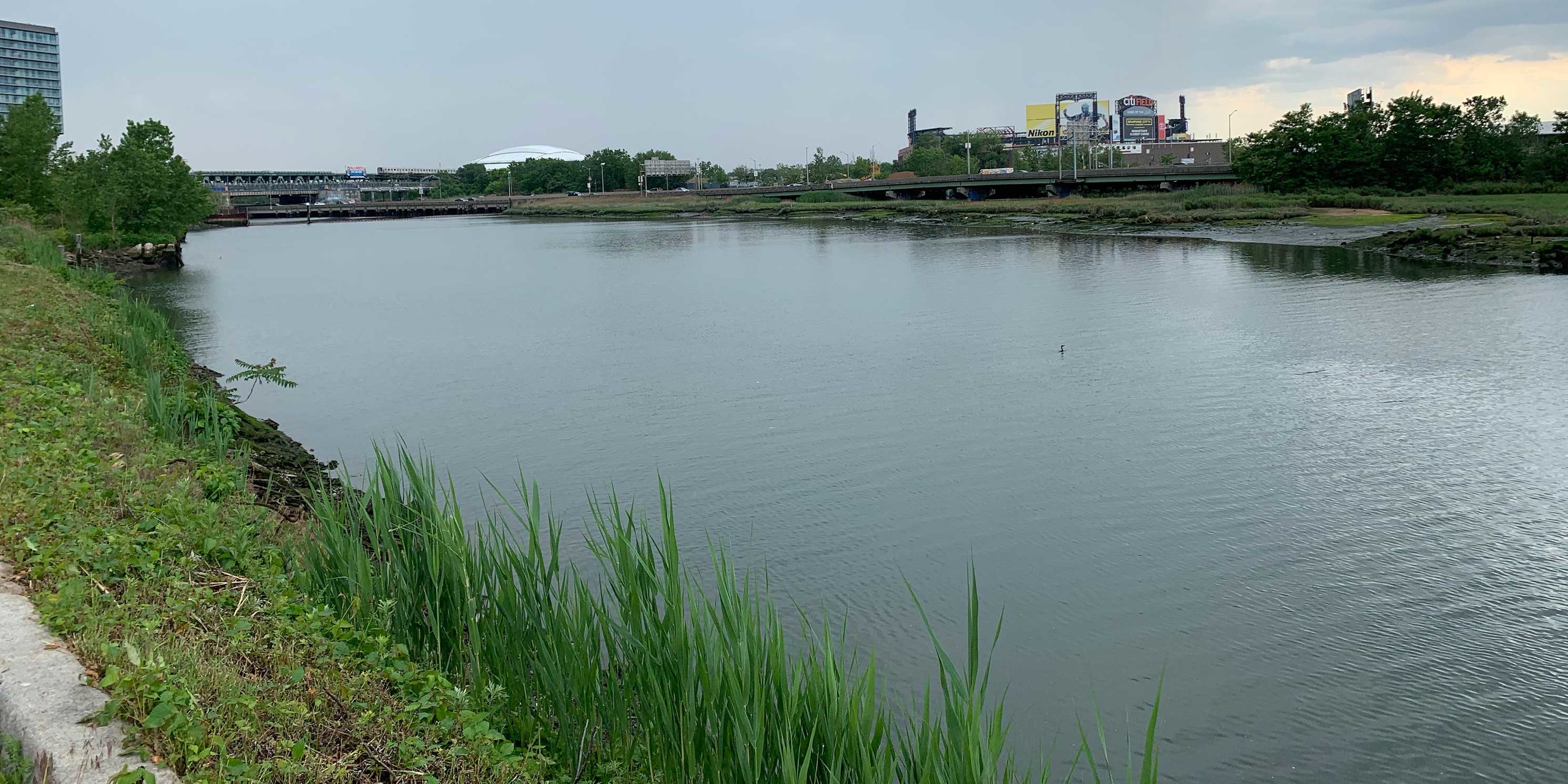 South view of Flushing Creek in Flushing, Queens